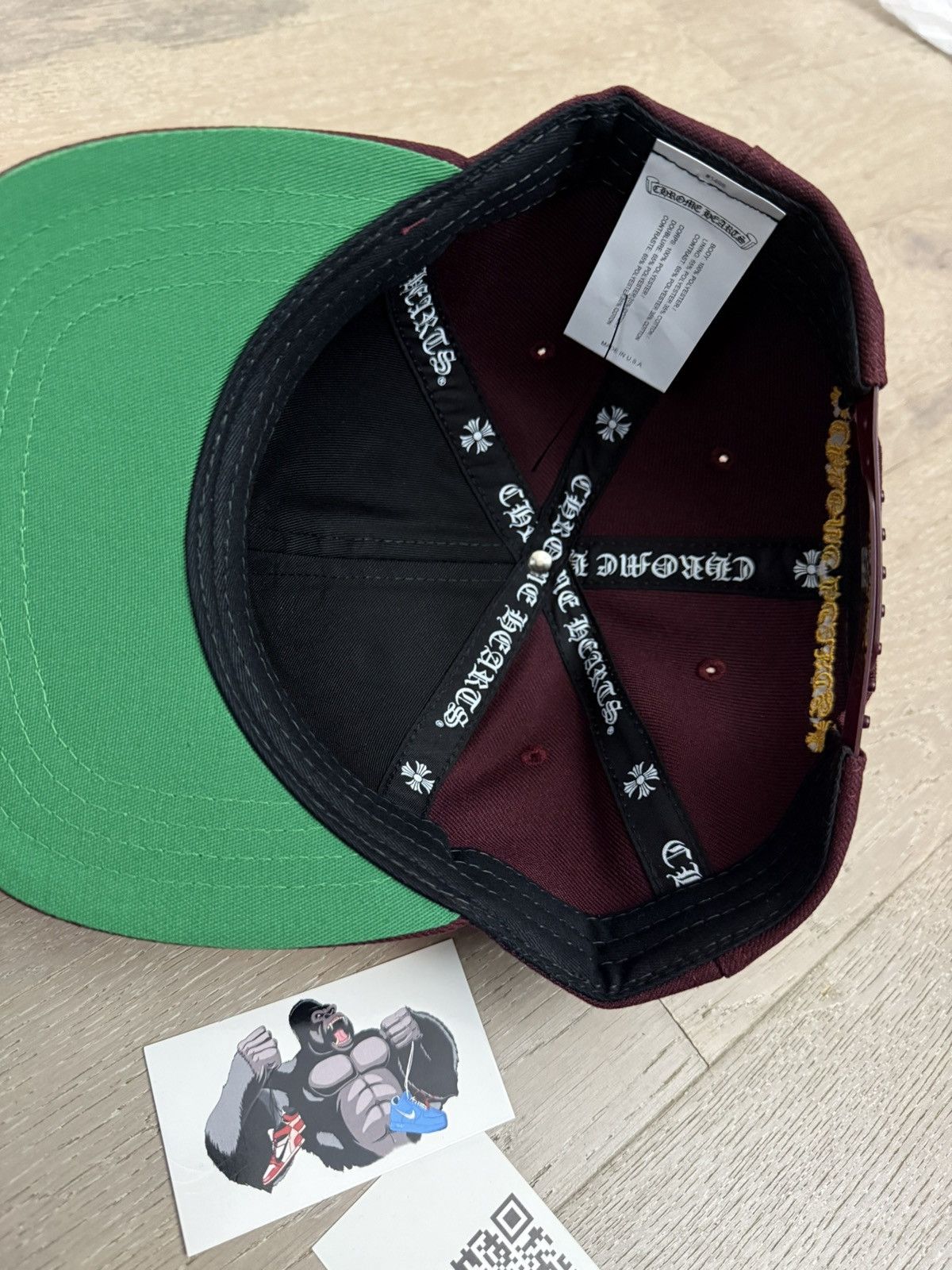 Chrome Hearts Chrome Hearts 6 Panel On Field Baseball Cap Cardinal Size ONE SIZE - 6 Thumbnail