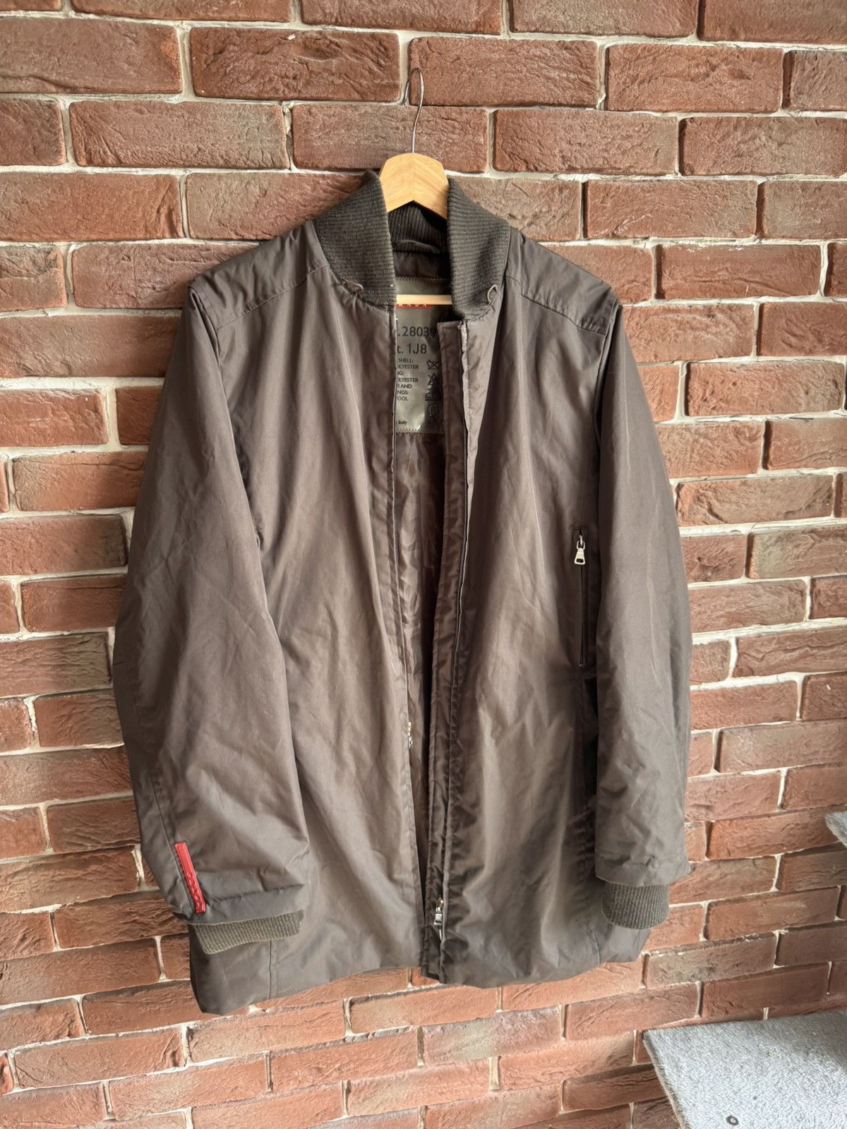 Prada Prada Vintage Gore Tex Coat Brown Jacket Women's 44IT design Size M / US 6-8 / IT 42-44 - 4 Thumbnail