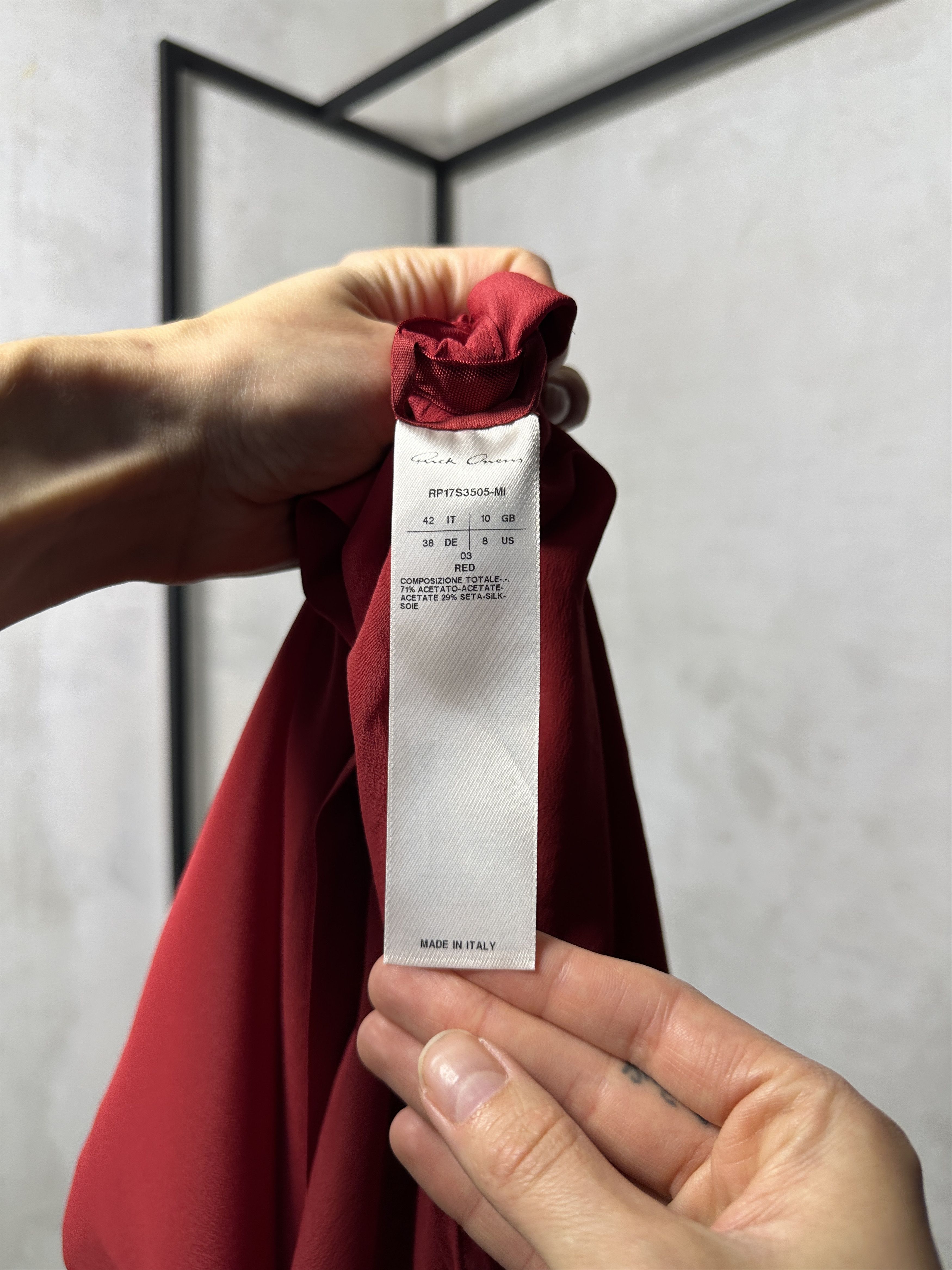 Rick Owens Rick Owens Moody Tank Gown in Red Size M / US 6-8 / IT 42-44 - 14 Thumbnail