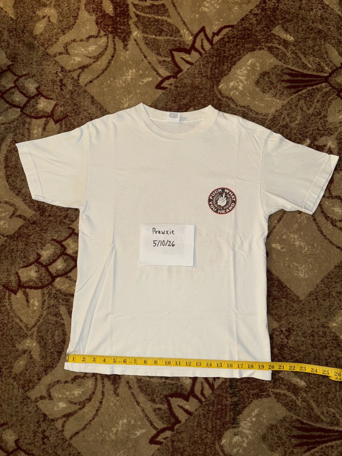 Supreme Supreme Fuck What You Heard Shirt FW08 Size US M / EU 48-50 / 2 - 11 Thumbnail