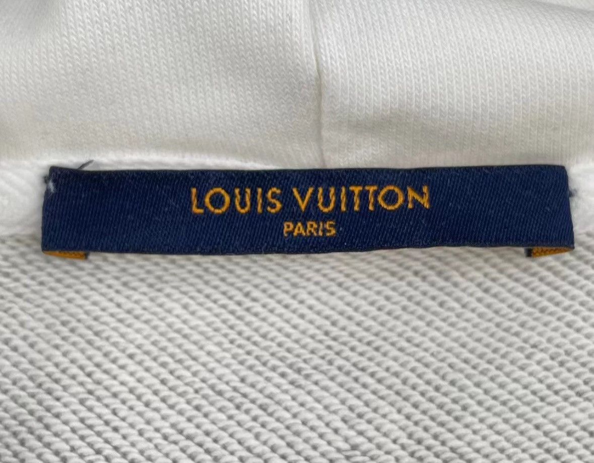 Louis Vuitton Louis Vuitton LV white circular floral printing hoodie Size US S / EU 44-46 / 1 - 3 Thumbnail