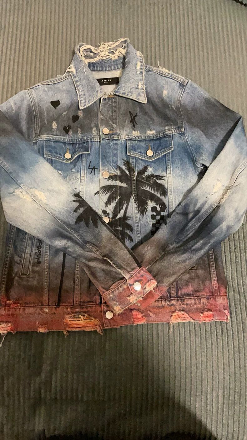 Amiri Amiri 18 season palm tree rendering destruction jacket Size US M / EU 48-50 / 2 - 1 Thumbnail