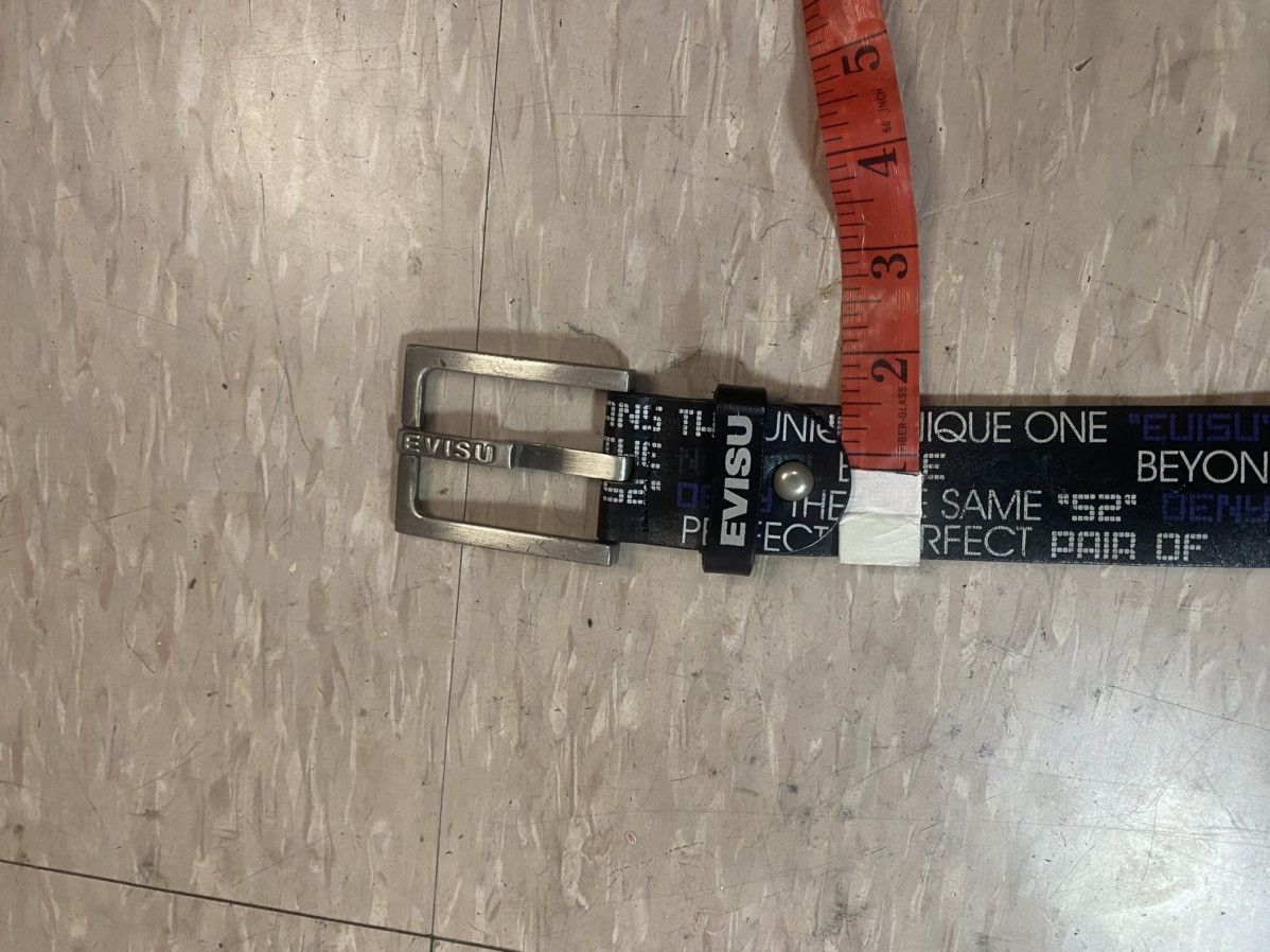 Evisu Evisu genes leather belt Size 30 - 15 Thumbnail