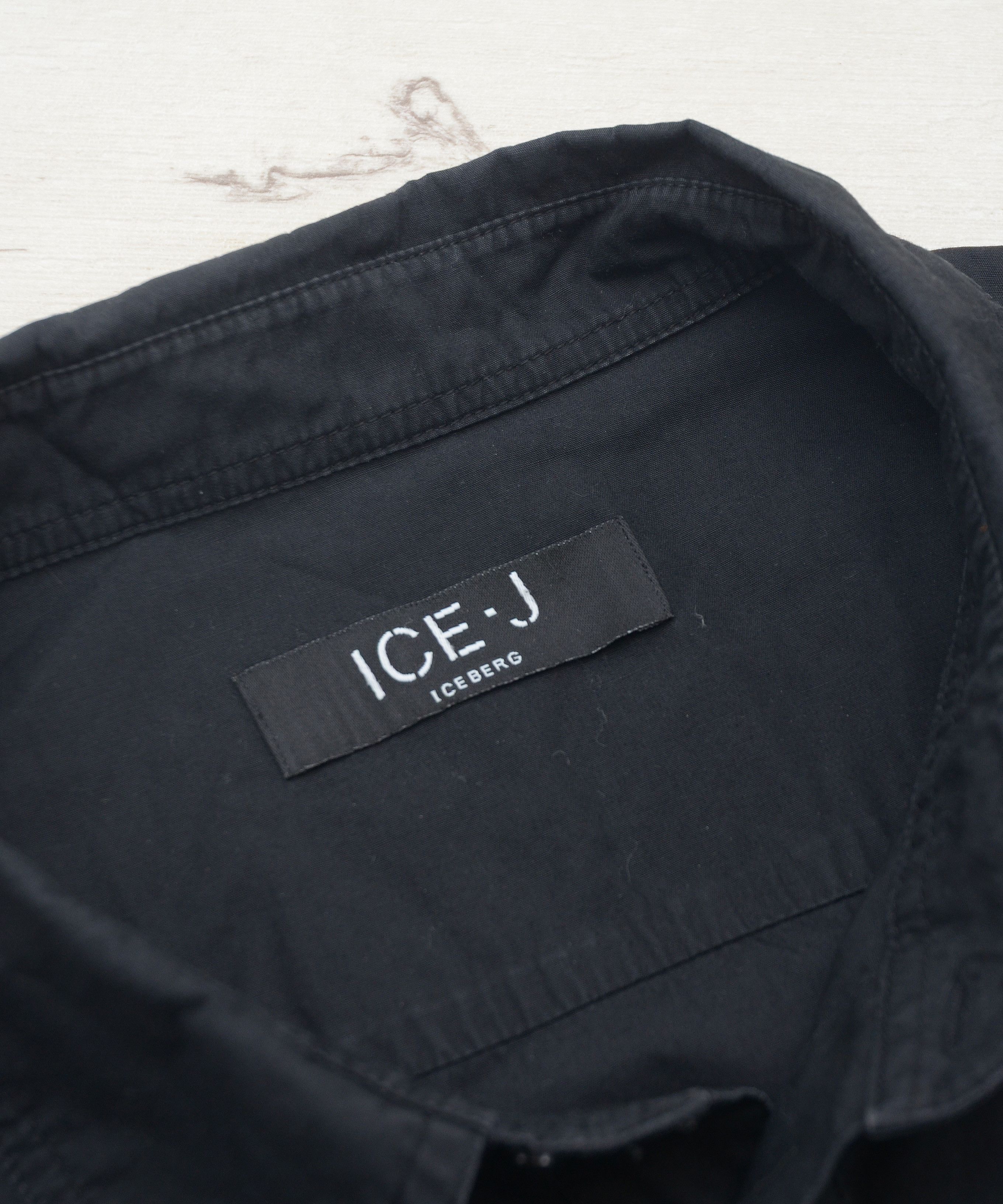Iceberg × Vintage Iceberg ICE-J Vintage Casual Black Shirt Cosmos DJ y2k XXL Size US XXL / EU 58 / 5 - 11 Thumbnail