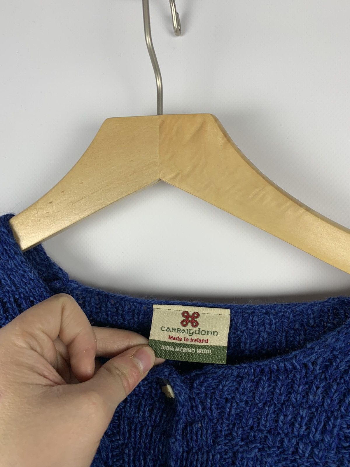 Carraig Donn Carraig Donn Cable Knit Merino Wool Cardigan Buttons Size M Size US M / EU 48-50 / 2 - 4 Thumbnail