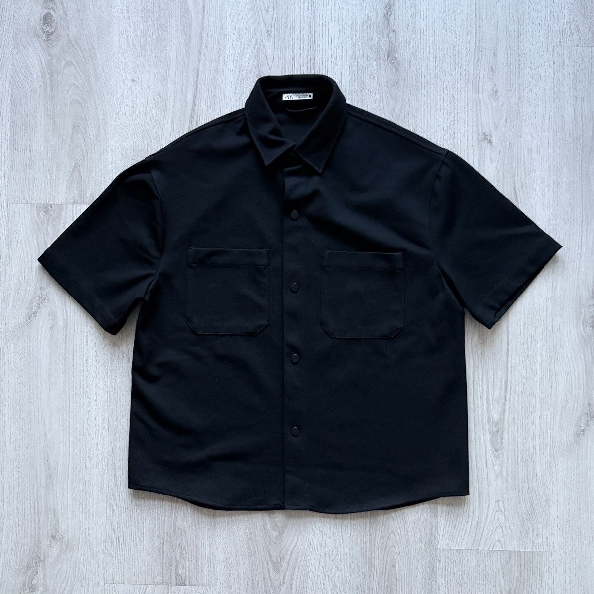 Zara ZARA Boxy Fit Short Sleeve Shirt Size US L / EU 52-54 / 3 - 1 Thumbnail