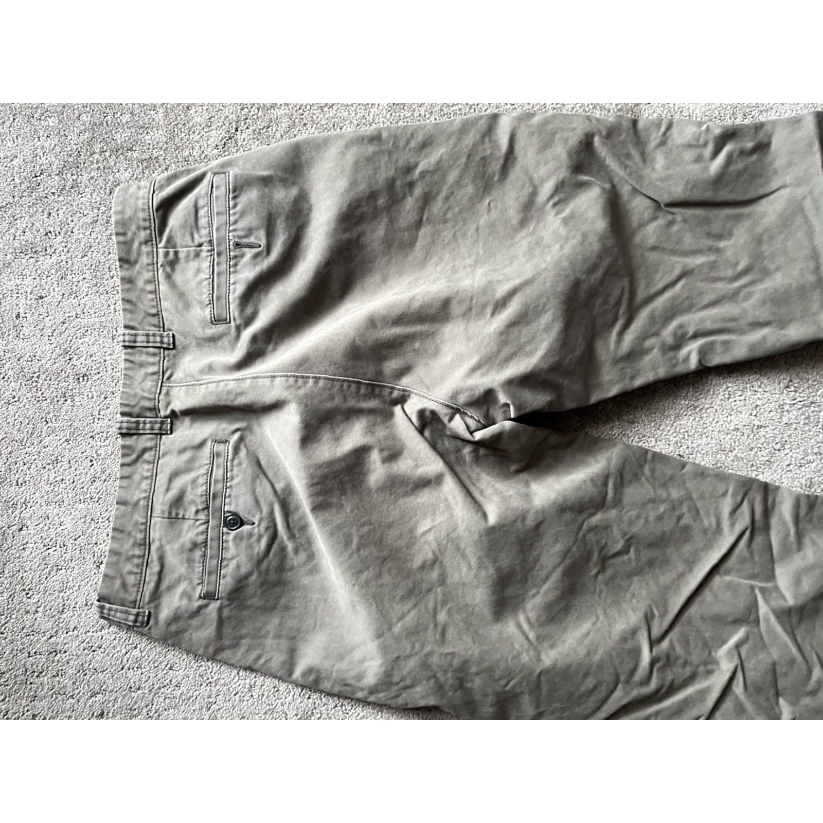 J.Crew J.Crew Essential Chino Pants Mens Regular Fit Cotton Green 36x27 Straight Size US 36 / EU 52 - 4 Thumbnail