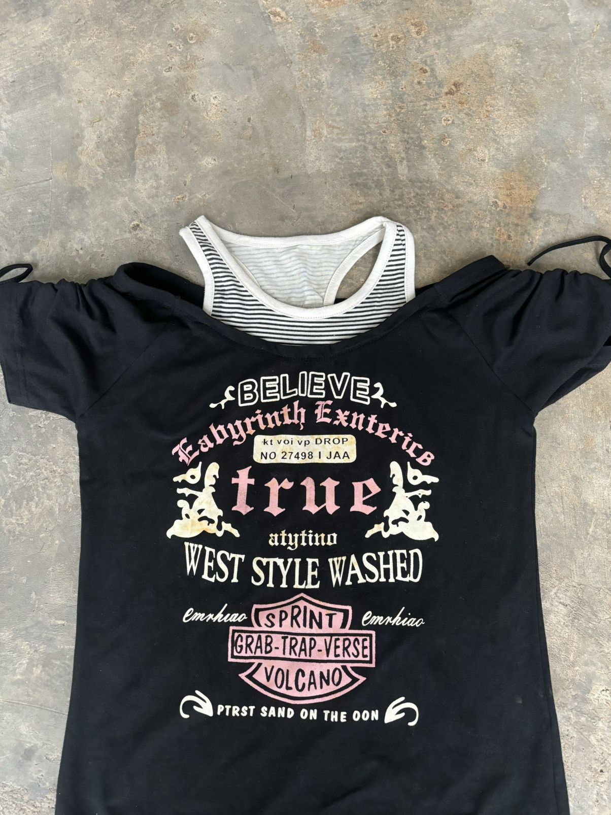 Hysteric Glamour × If Six Was Nine × Japanese Brand Y2k Opium Believe Ifwixwasnine Punk Style Women's Tshirt Size M / US 6-8 / IT 42-44 - 2 Thumbnail