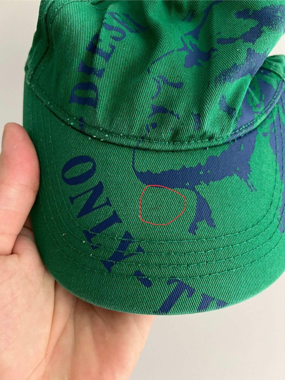 Diesel Diesel Big Logo Green Baseball Cap Size ONE SIZE - 3 Thumbnail