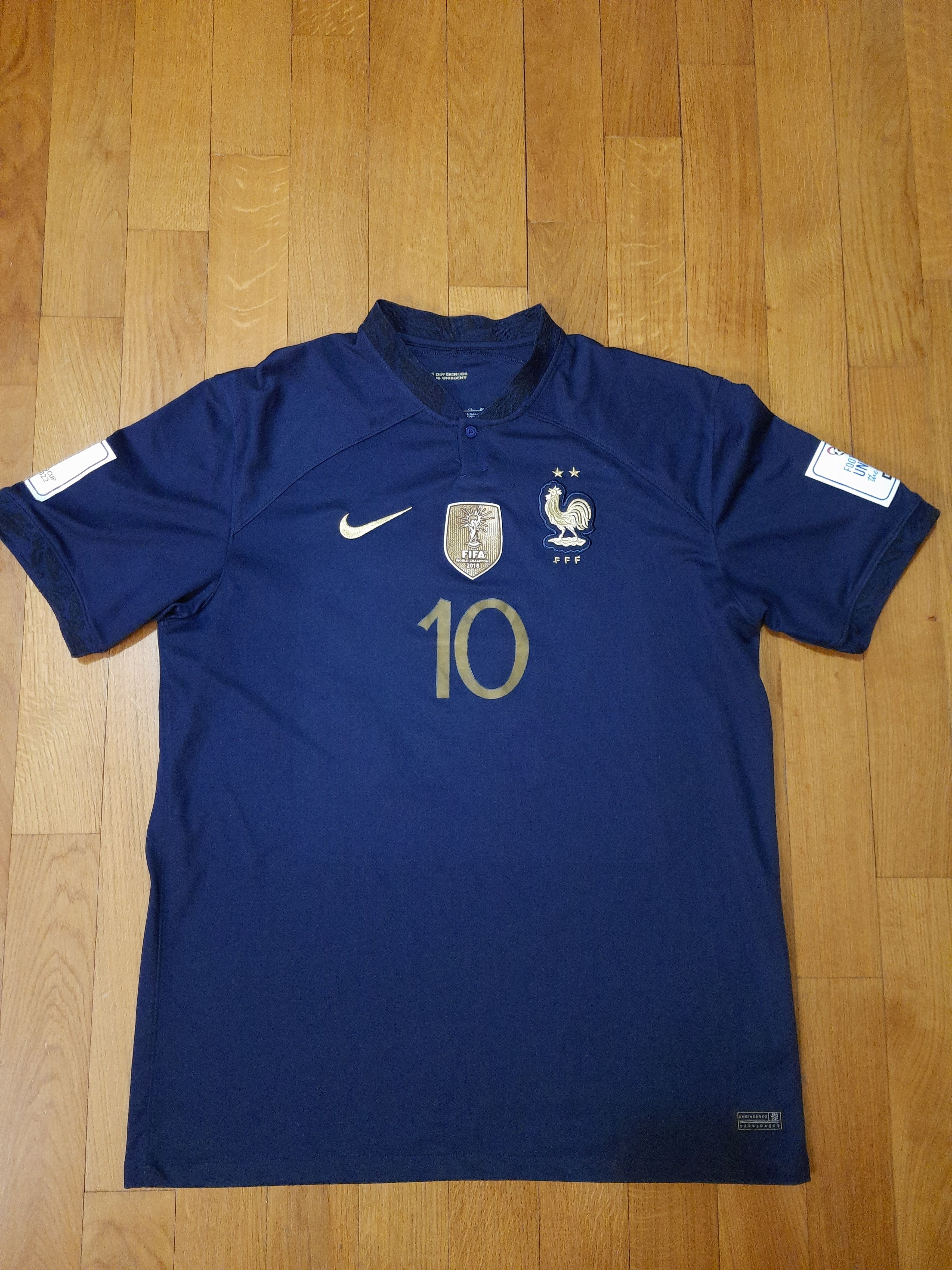 Other Mbappe France World Cup Nike Jersey Soccer Football Size US XL / EU 56 / 4 - 3 Thumbnail
