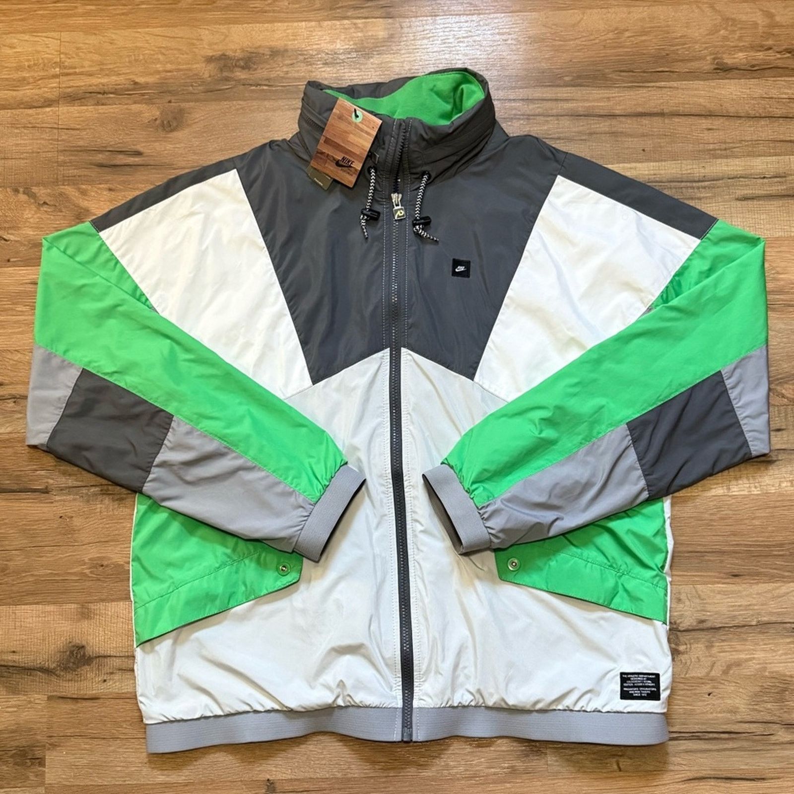 Nike 2008 Nike Packable Zip Up Windbreaker Hoodie Sweatshirt Size US L / EU 52-54 / 3 - 3 Thumbnail