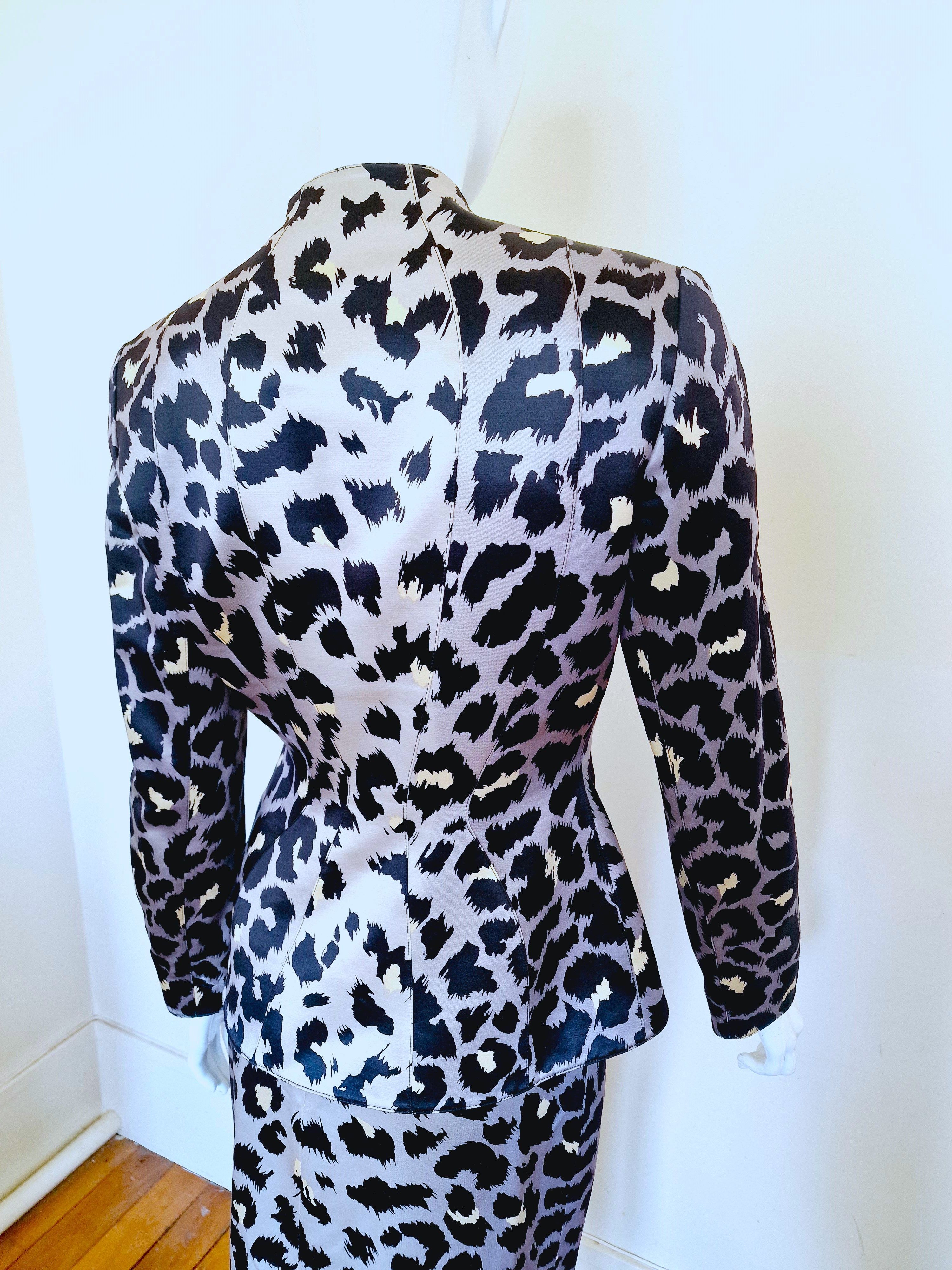 Thierry Mugler Thierry Mugler Couture F/W 2001 Beasts Leopard Dress Suit Size S / US 4 / IT 40 - 7 Thumbnail