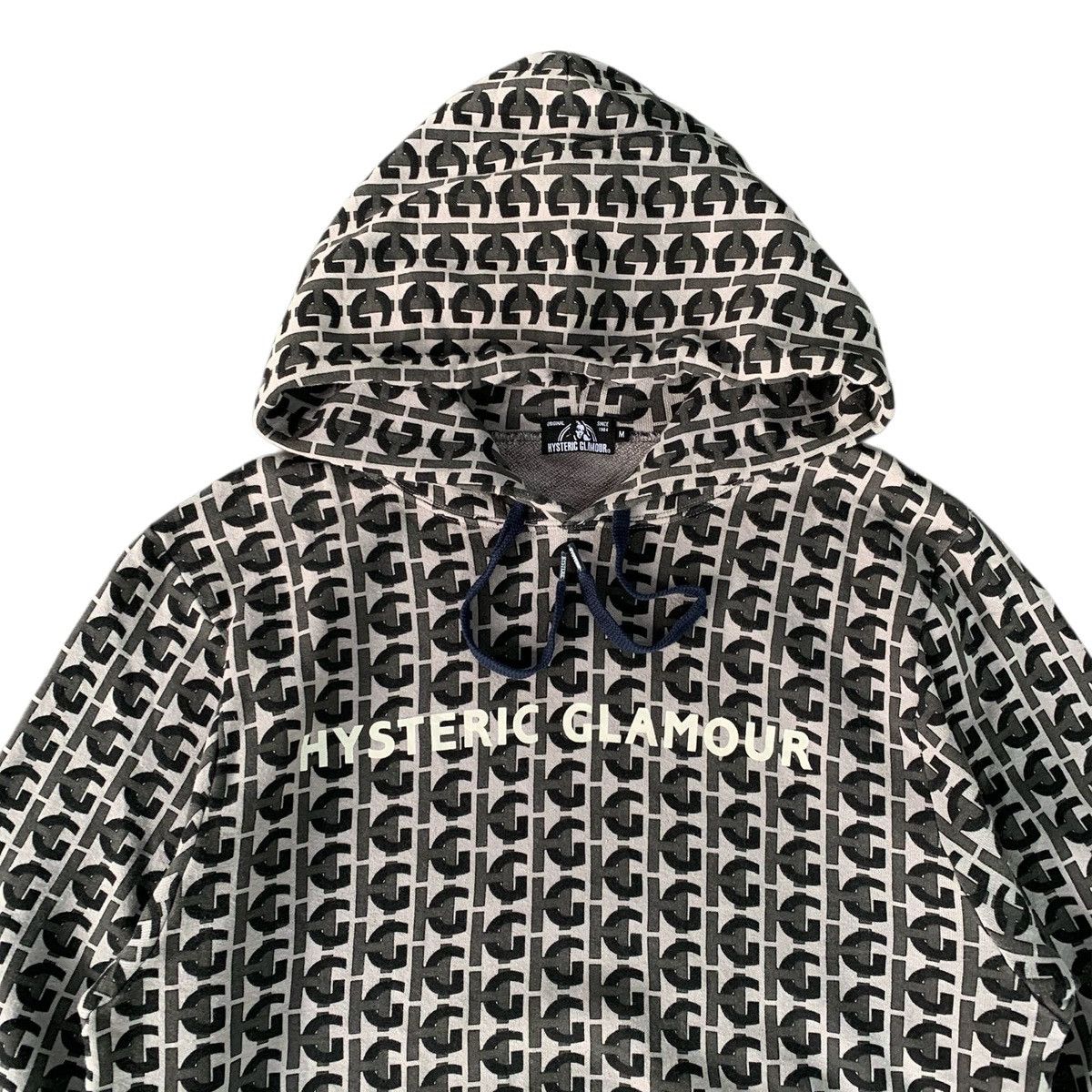 Hysteric Glamour Hysteric Glamour Monogram Pullover Hoodie Size US M / EU 48-50 / 2 - 2 Thumbnail