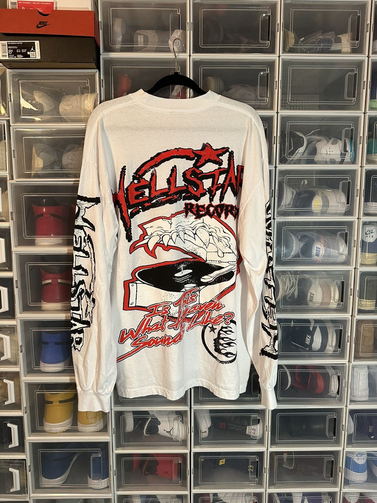 HELLSTAR Hellstar records long sleeve tee Size US XL / EU 56 / 4 - 2 Thumbnail