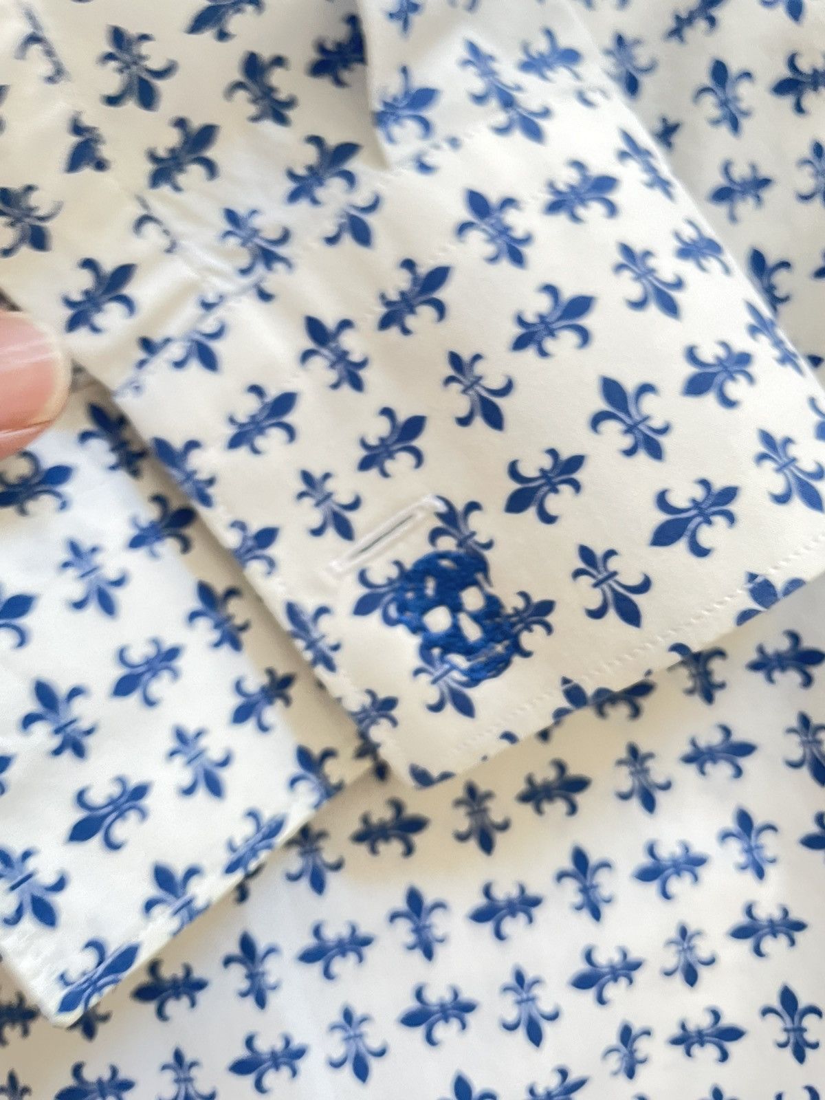 Alexander McQueen Alexander McQueen fleur-de-lis slim fit shirt Size US S / EU 44-46 / 1 - 8 Thumbnail