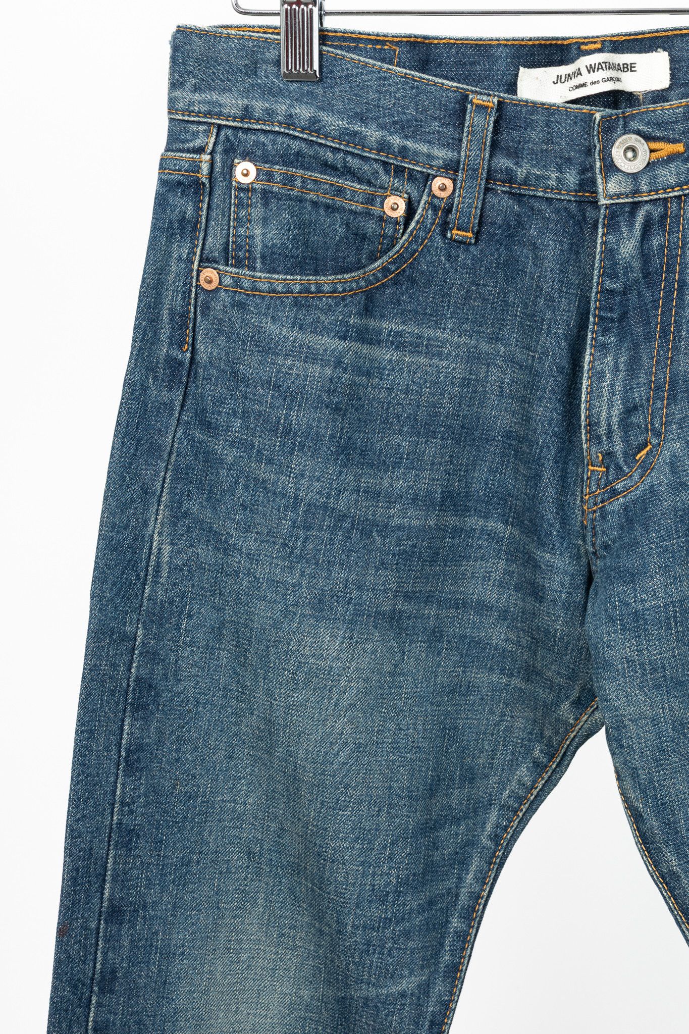 Junya Watanabe Junya Watanabe Comme des Garcons Cotton Denim Slim Jeans Size US 28 / EU 44 - 5 Thumbnail