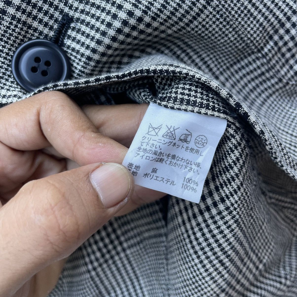Issey Miyake 💥Sunao Kuwahara Checked Shirt Light Jacket Size M / US 6-8 / IT 42-44 - 6 Thumbnail