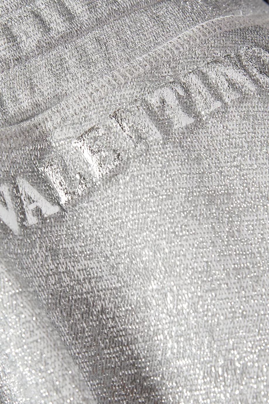 Valentino o1y0326 Midi Skirt in Silver Size 27" / US 4 / IT 40 - 4 Thumbnail