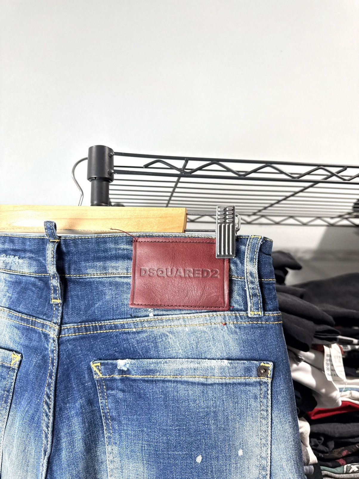 Dsquared2 Rare Dsquared2 Distressed Denim Pants Designer Y2K Size US 30 / EU 46 - 9 Thumbnail