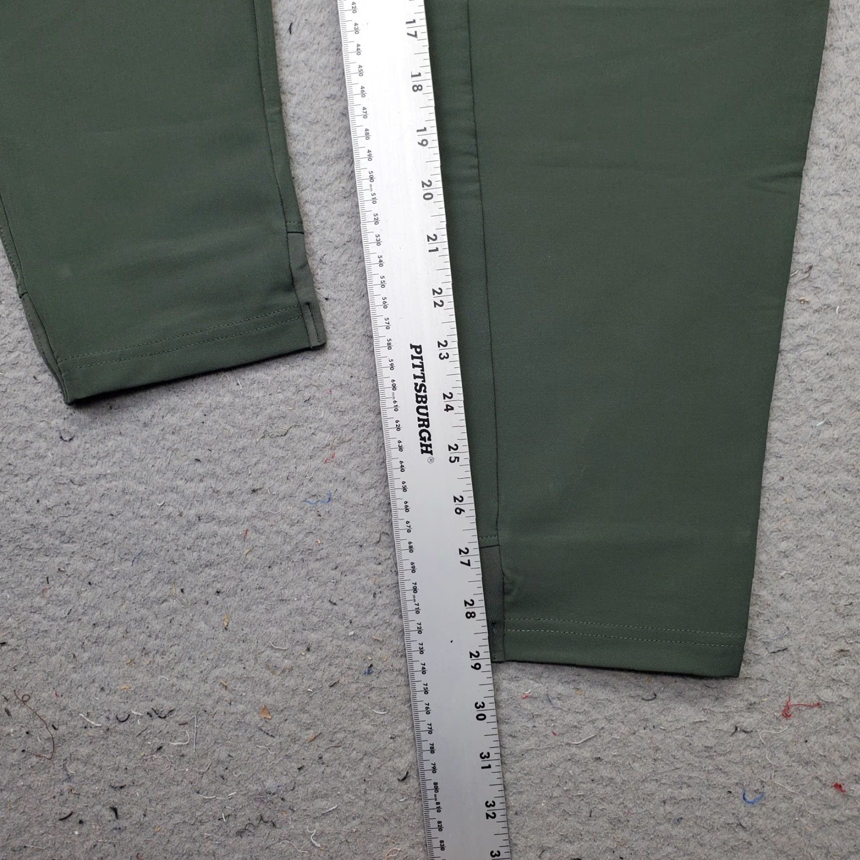 Vintage UNRL Track Pants Womens M Green Stretch Athletic Running Drawstring Waist EUC Size 32" / US 10 / IT 46 - 4 Thumbnail
