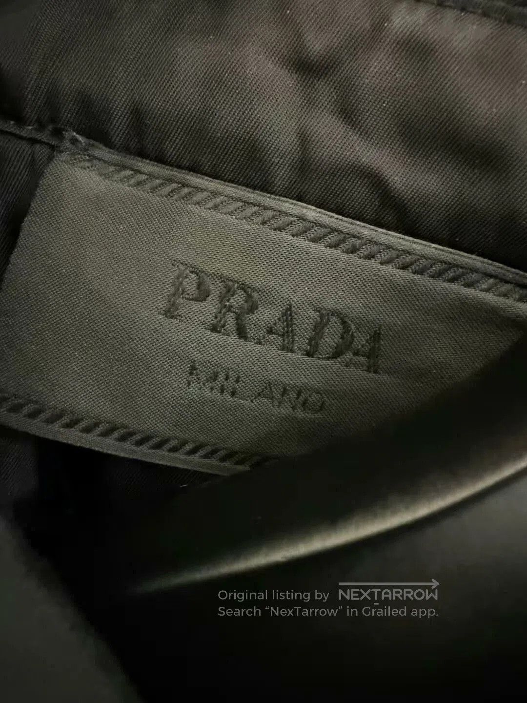 Prada prada black triangle logo quilted jacket. Size S / US 4 / IT 40 - 2 Thumbnail