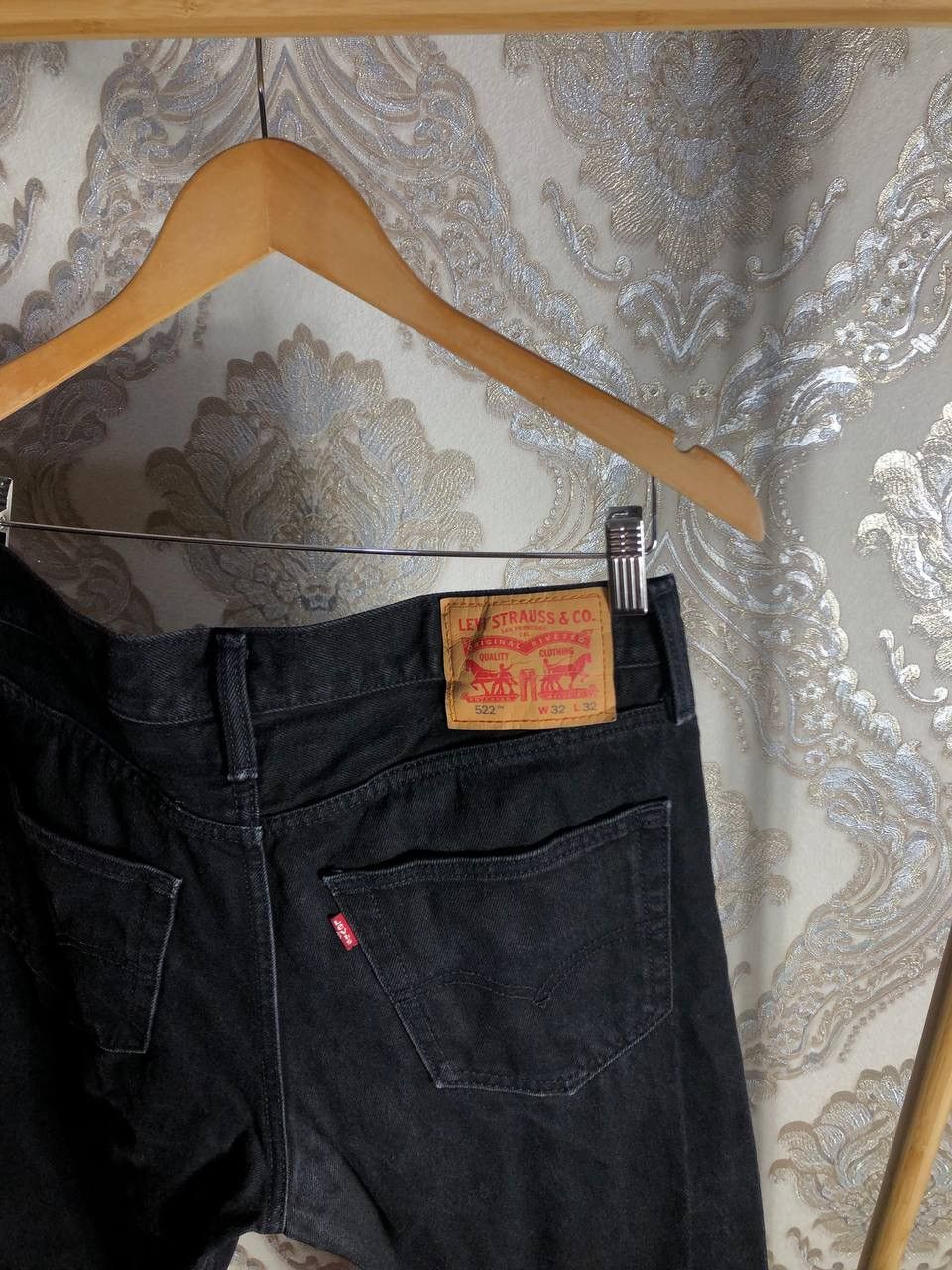 Levi's × Vintage VERY RARE LEVI’S 522 SLIM DENIM JEANS CASUAL Y2K 90s CULT Size US 32 / EU 48 - 13 Thumbnail