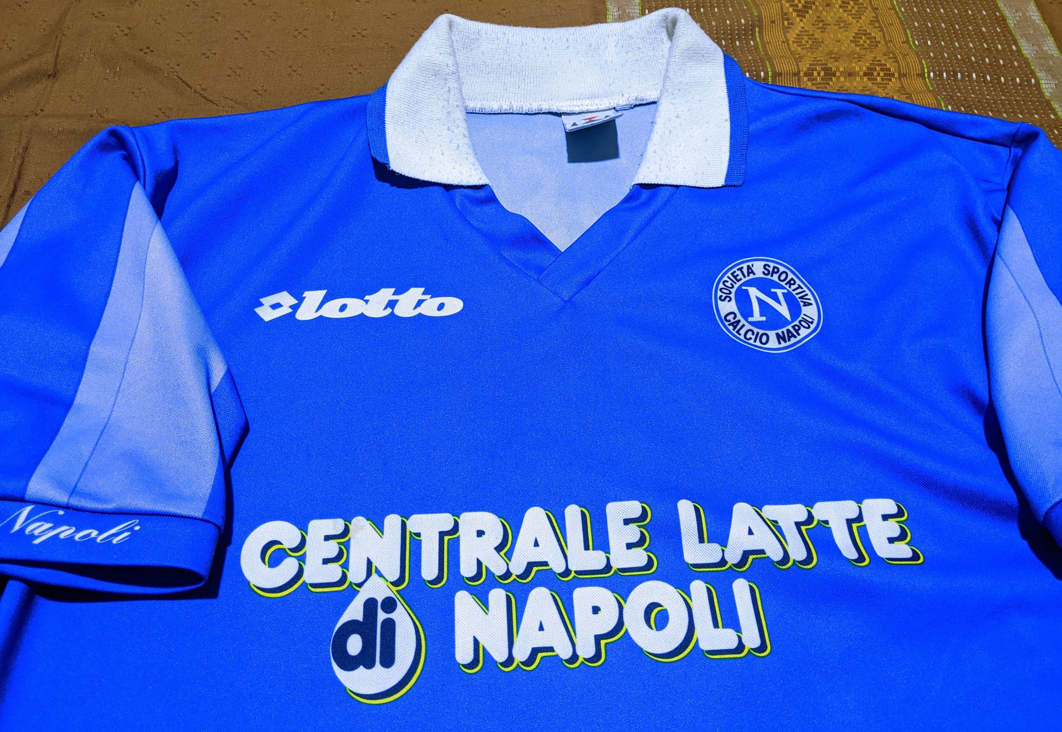 Lotto Sport Napoli 1996-97 home Jersey football shirt Size US XL / EU 56 / 4 - 3 Thumbnail