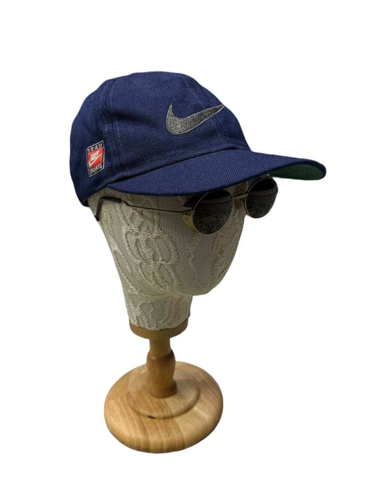 Nike × Vintage VINTAGE 1990s NIKE SPORTS EMBROIDERED SNAP BUTTON CAP Size ONE SIZE - 1 Thumbnail