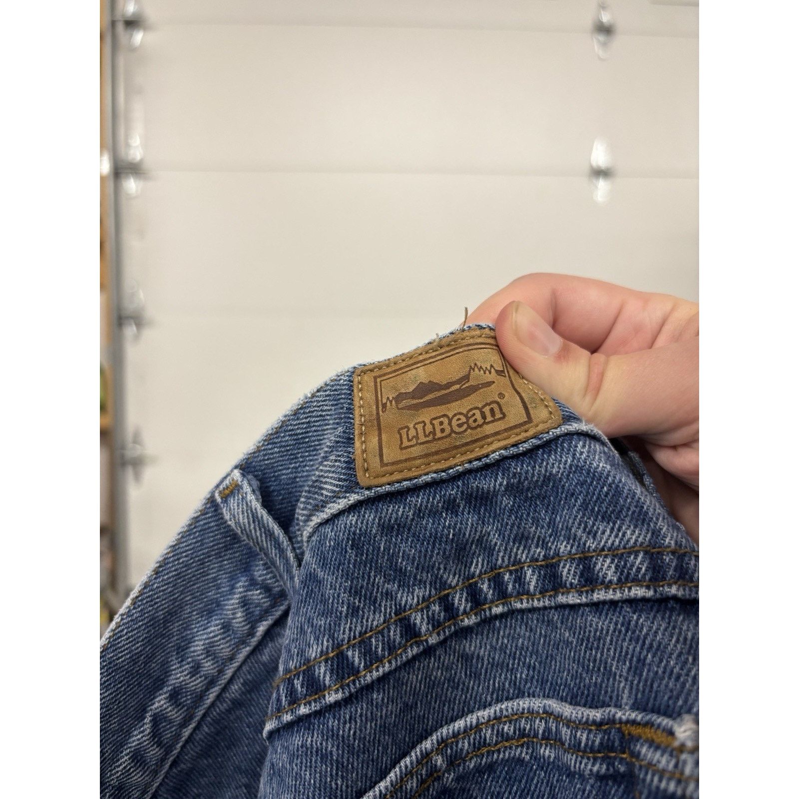 L.L. Bean Vintage L.L. Bean Mens Relaxed Fit Flannel Lined Jeans Size US 40 / EU 56 - 5 Thumbnail