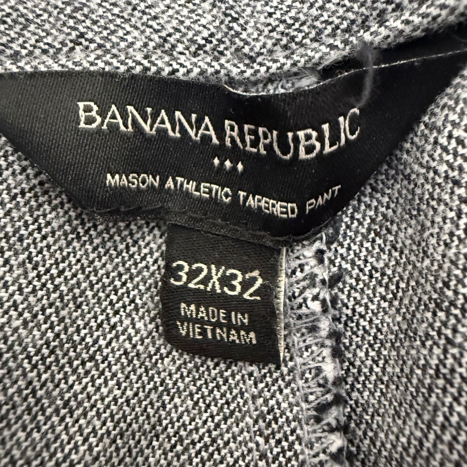 Banana Republic Banana Republic Mason Athletic Tapered Pant Mens 32x30 Grey Size US 32 / EU 48 - 2 Thumbnail