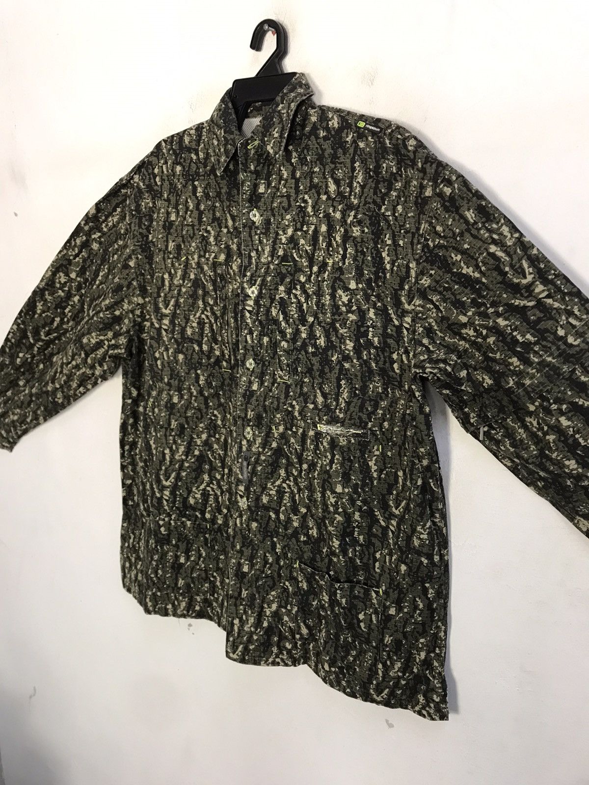 Ringspun Ringspun Camouflage Craft Massive Jacket Streetwear Fashion Size US XL / EU 56 / 4 - 4 Thumbnail