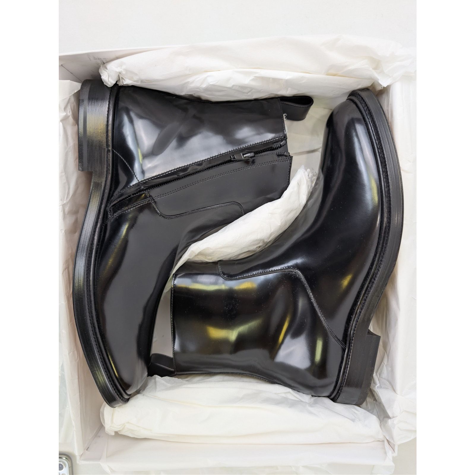 Bottega Veneta o1rshd1 Okinawa Brush Ankle Boots Calfskin in Black Size US 11 / EU 44 - 18 Thumbnail