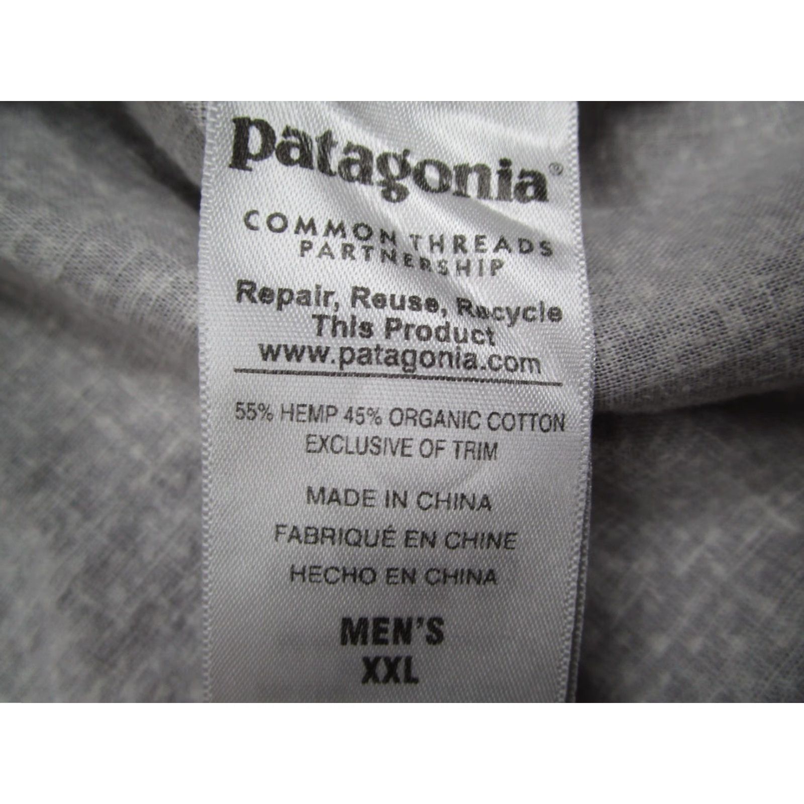 Patagonia Patagonia Shirt Mens 2XL Pink Back Step Button Up Organic Hemp Cotton Geometric Pattern Front Pockets Casual Workwear Mens Size US XXL / EU 58 / 5 - 4 Thumbnail