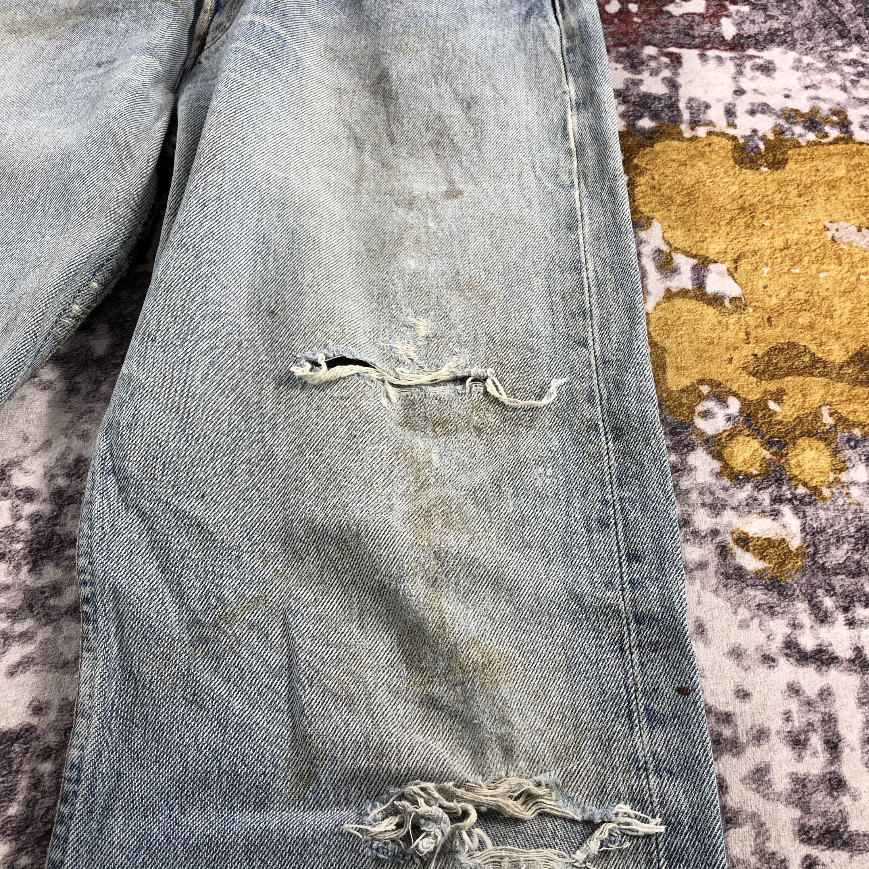 Levi's 90s Vintage Light Wash Levis 501 Jeans-JM2188 Size US 31 - 13 Thumbnail