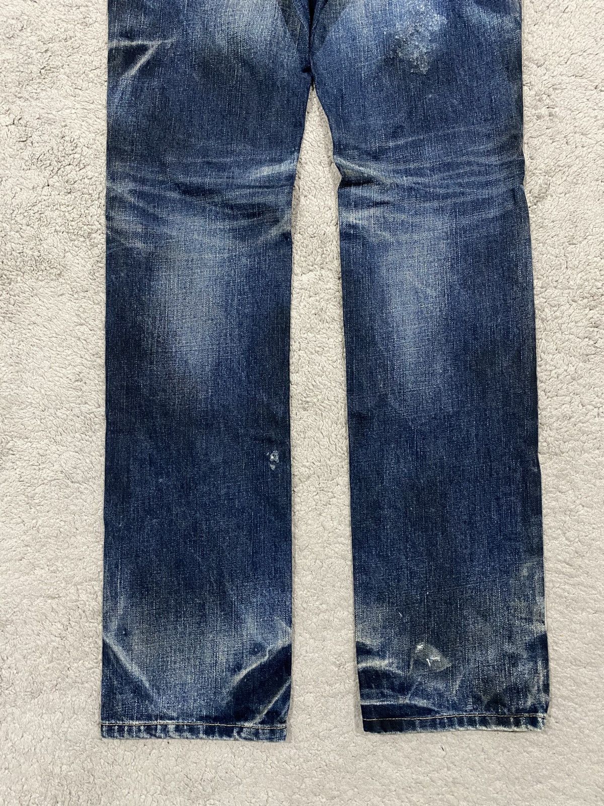 Tornado Mart NEED GONE ‼️ Rattle Trap Distressed Rusty Denim Jeans Punk Size US 31 - 10 Thumbnail