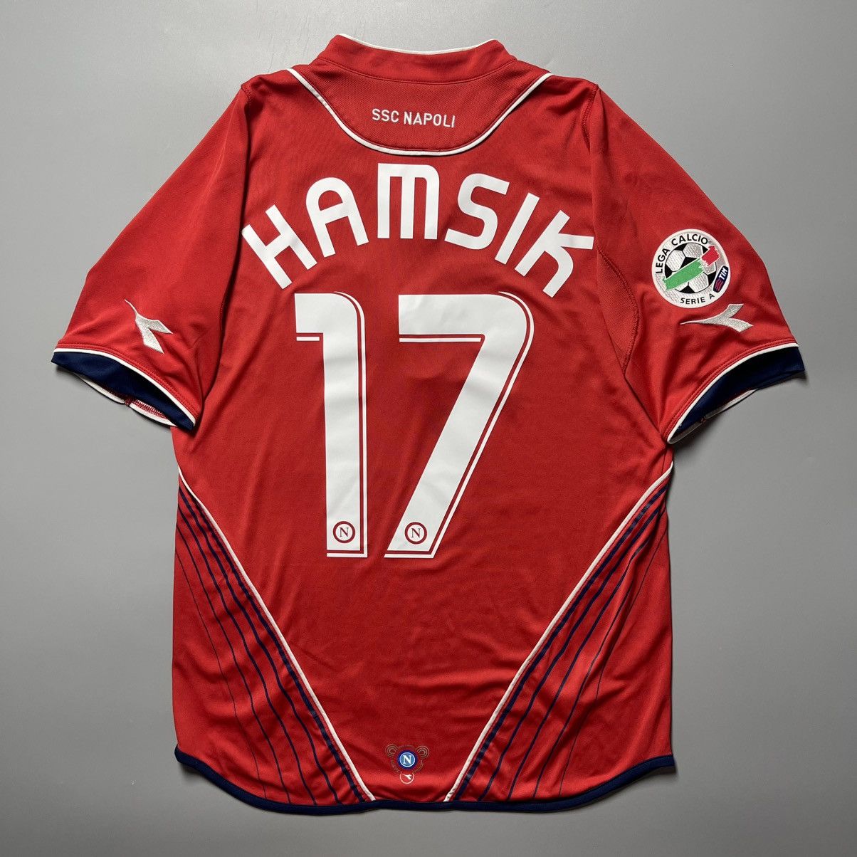 Diadora NAPOLI DIADORA 2007/2008 FOOTBALL AWAY JERSEY #17 HAMSIK Size US M / EU 48-50 / 2 - 1 Thumbnail