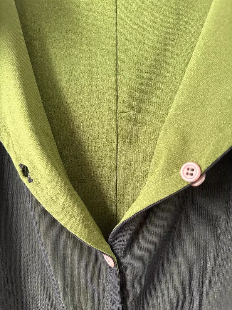 Y's Y's Mesh black and green color-matching vest Size US L / EU 52-54 / 3 - 5 Thumbnail