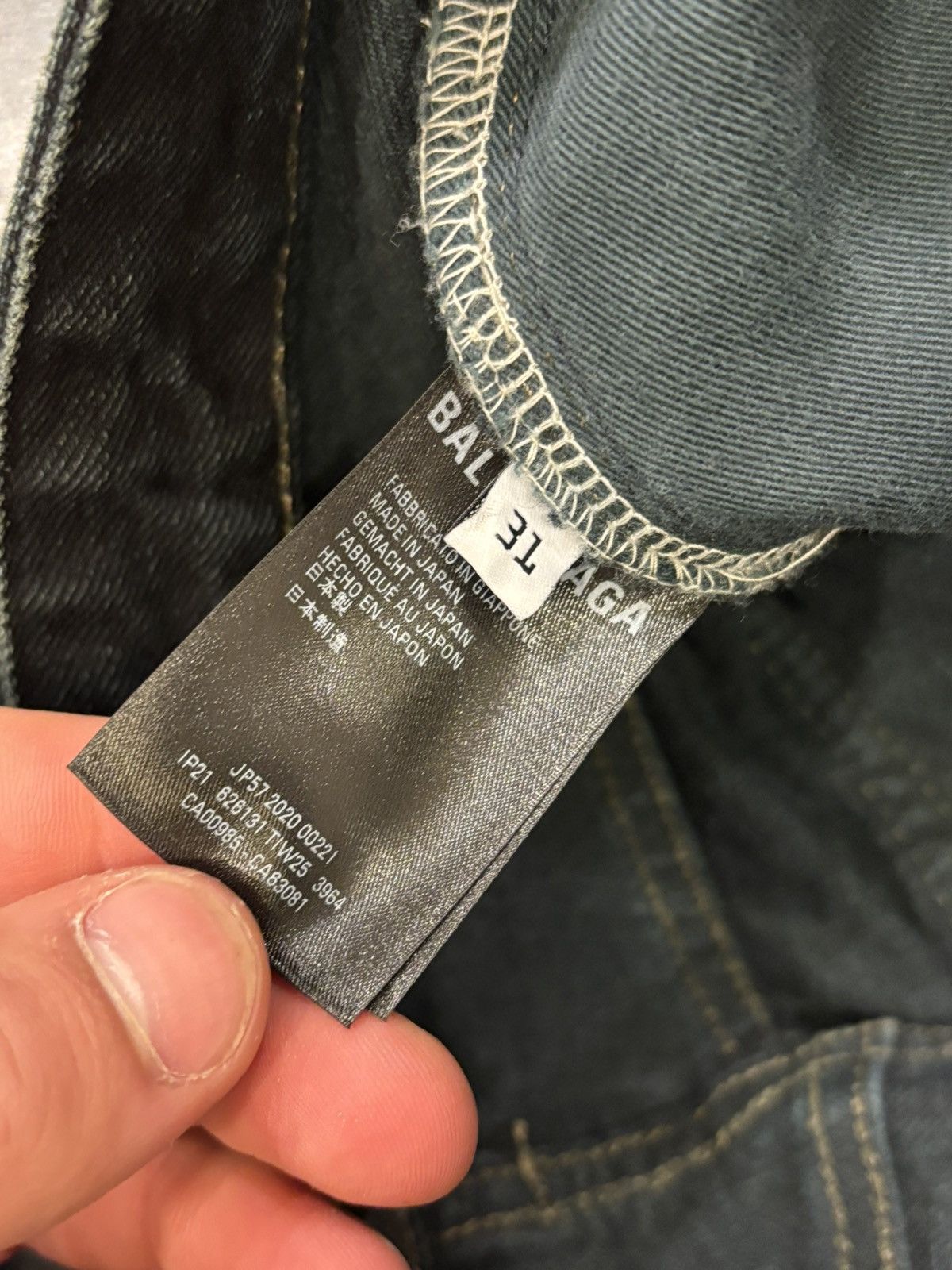 Balenciaga Balenciaga Cargo Denim Jeans Size US 31 - 4 Thumbnail
