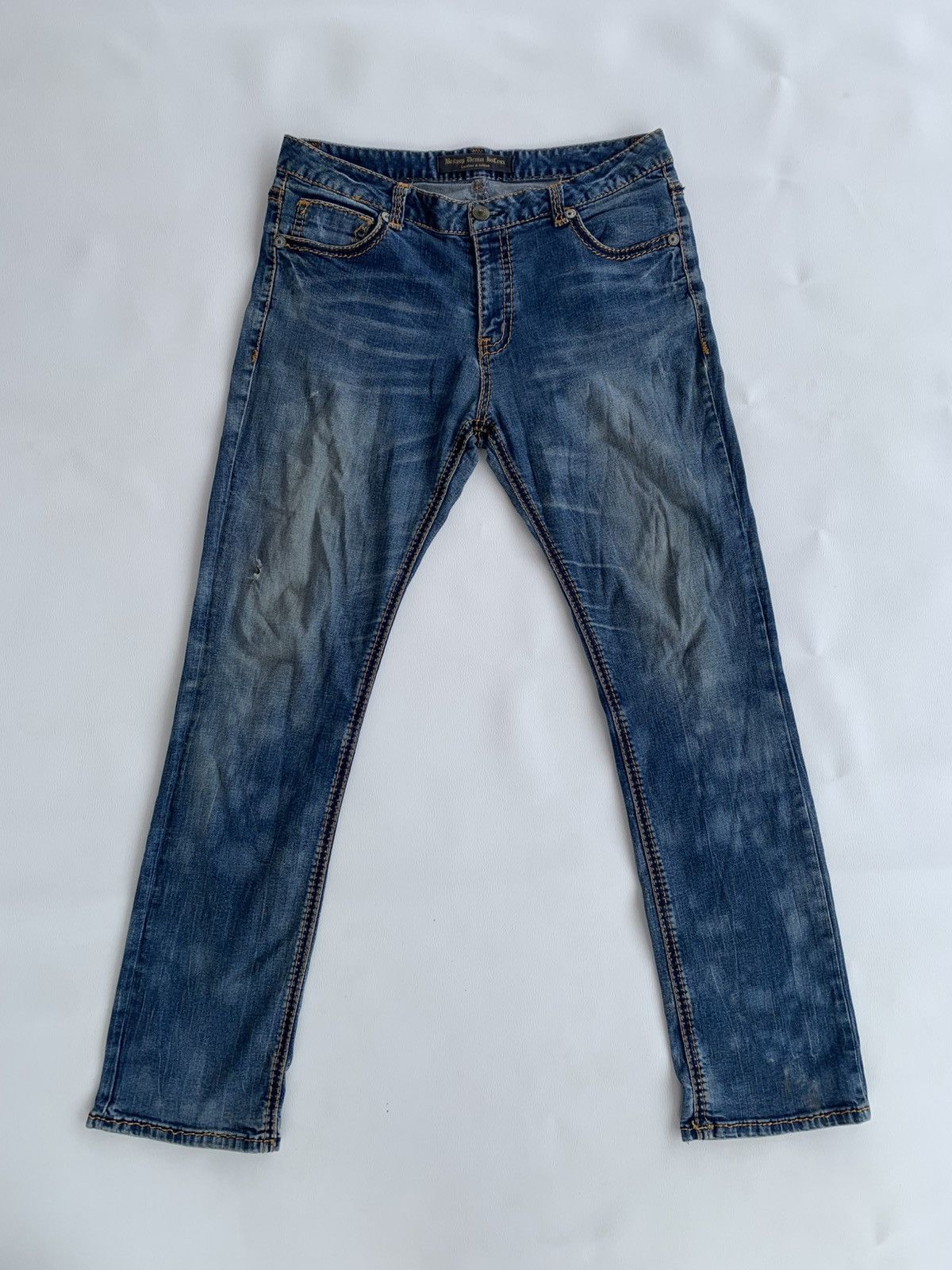 Japanese Brand Britpop Denim InCrux Japanese Basic Jeans Size US 33 - 1 Thumbnail