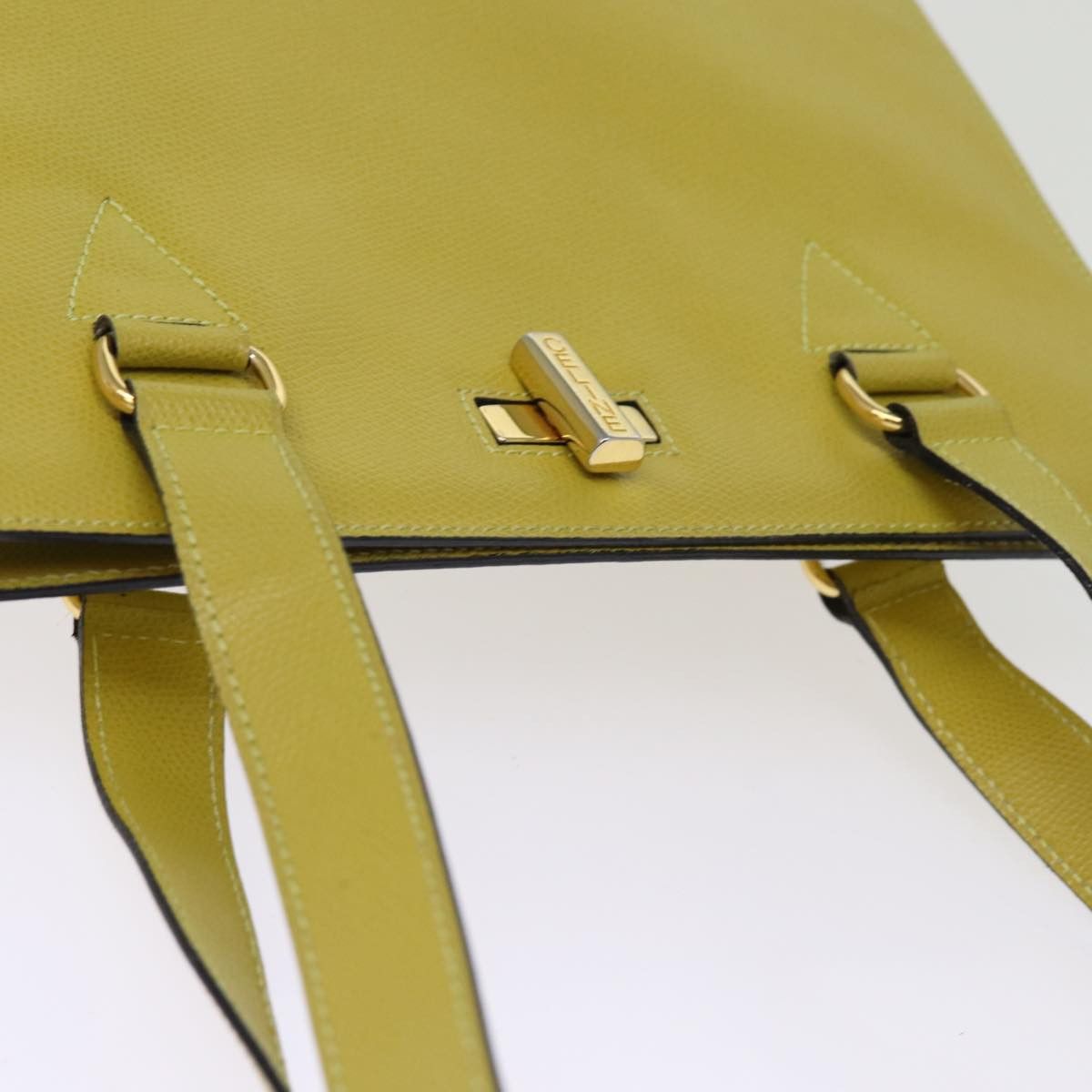 Celine CELINE Tote Bag Leather Yellow Size ONE SIZE - 6 Thumbnail