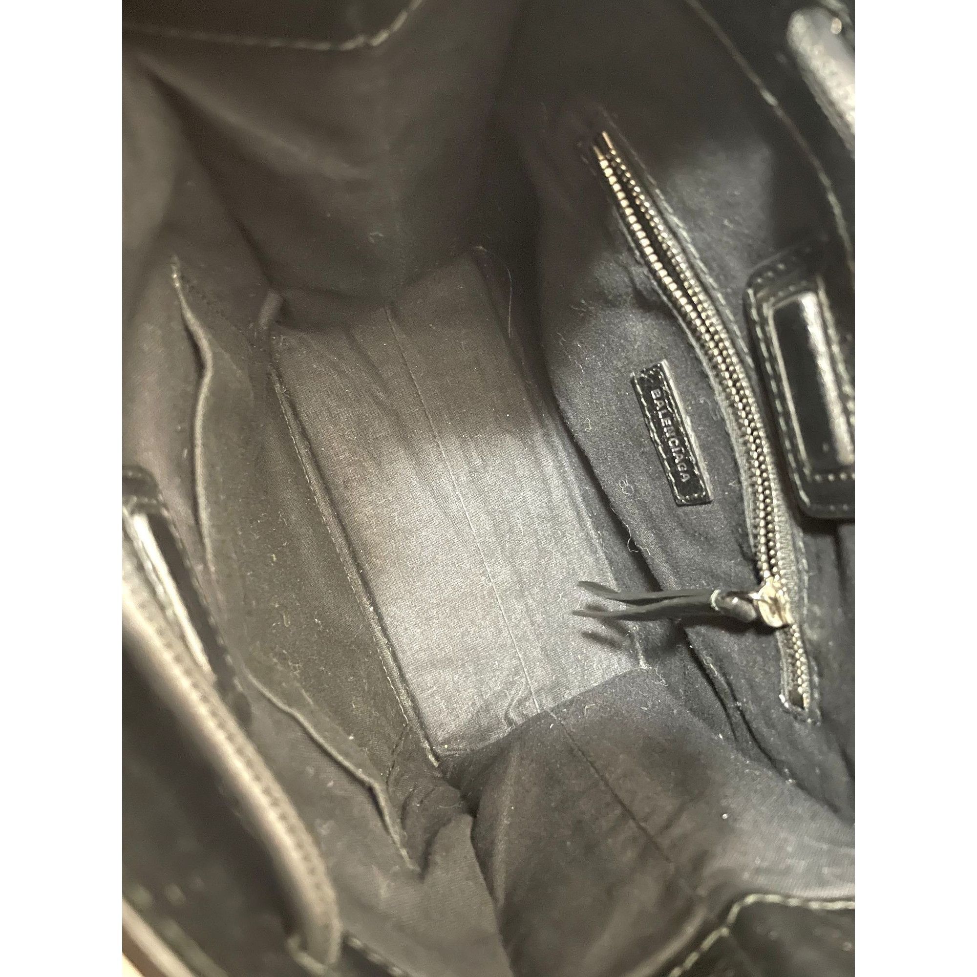 Balenciaga Balenciaga Shopping Tote Leather Black Size ONE SIZE - 6 Thumbnail