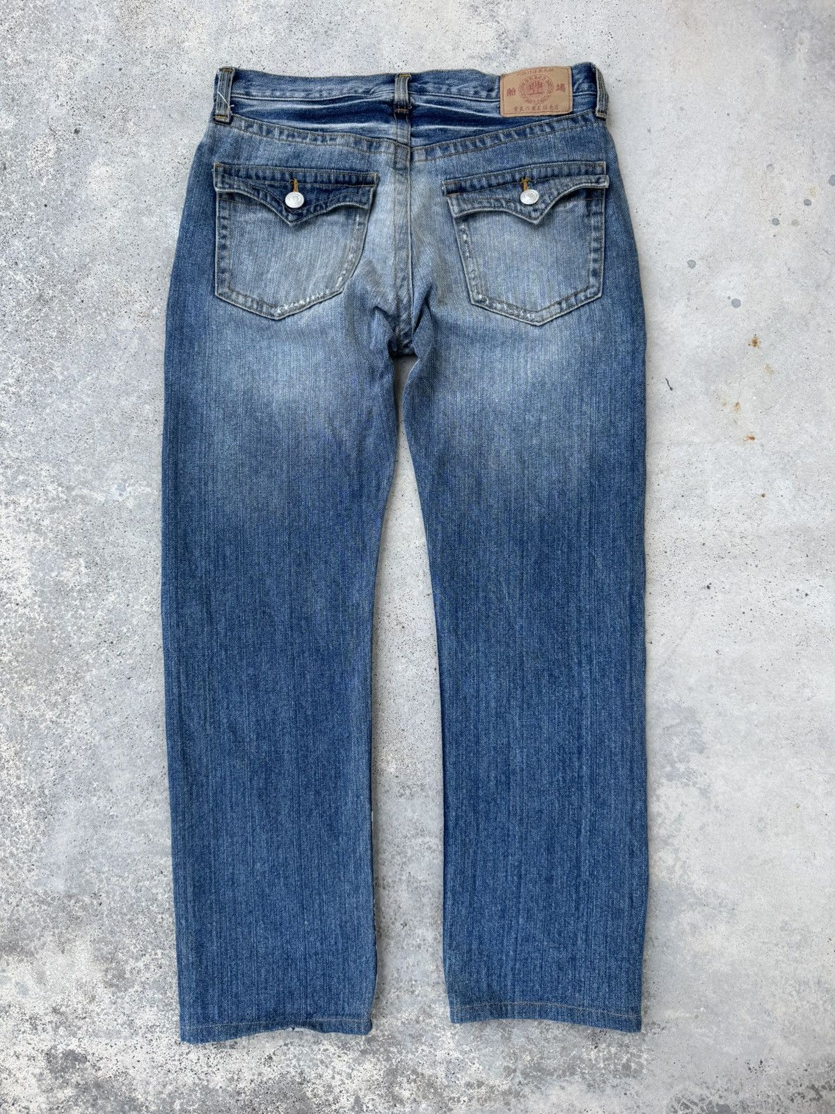Japanese Brand 2000s Japanese Brand Skeleton ifsixwasnine y2k lgb Jeans Size US 34 / EU 50 - 4 Thumbnail