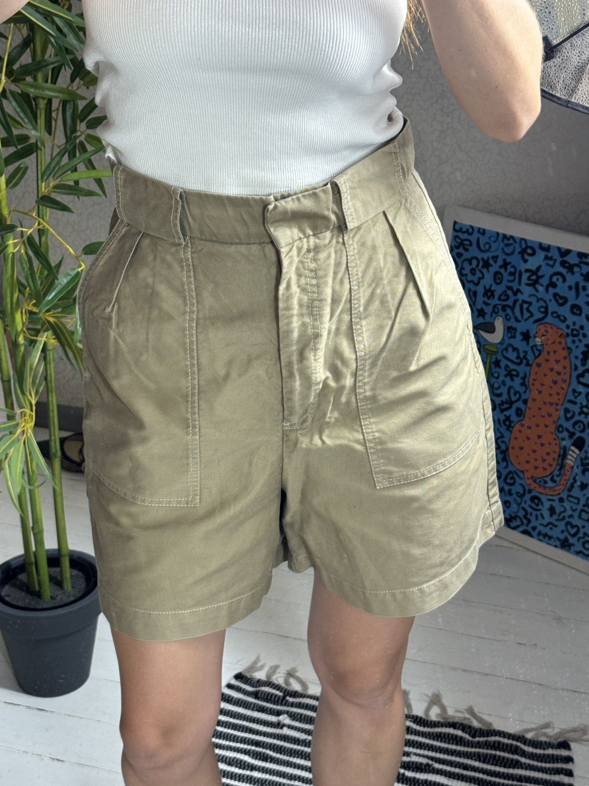 Sandro LUXURY SANDRO BERMUDA 2000s SHORTS Size 26" / US 2 / IT 38 - 3 Thumbnail