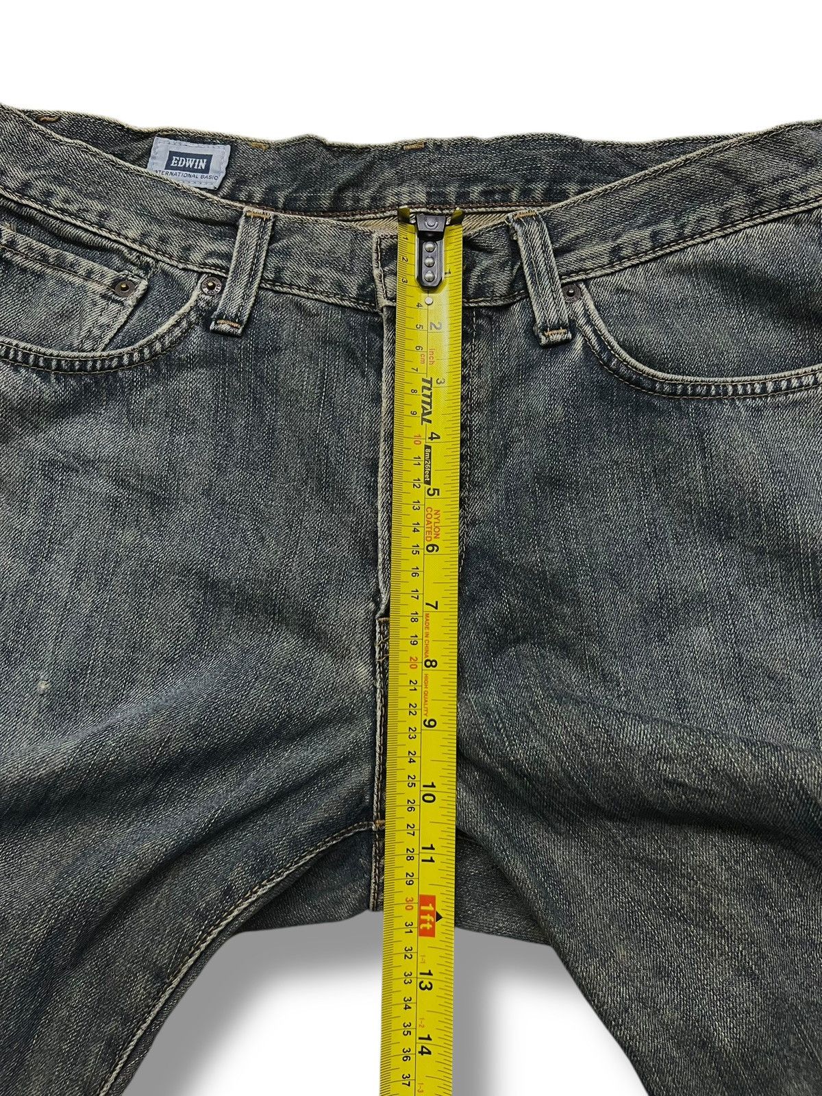 Edwin Vintage Edwin 403 Japan - Faded Wash, Distressed Denim Size US 33 - 15 Thumbnail