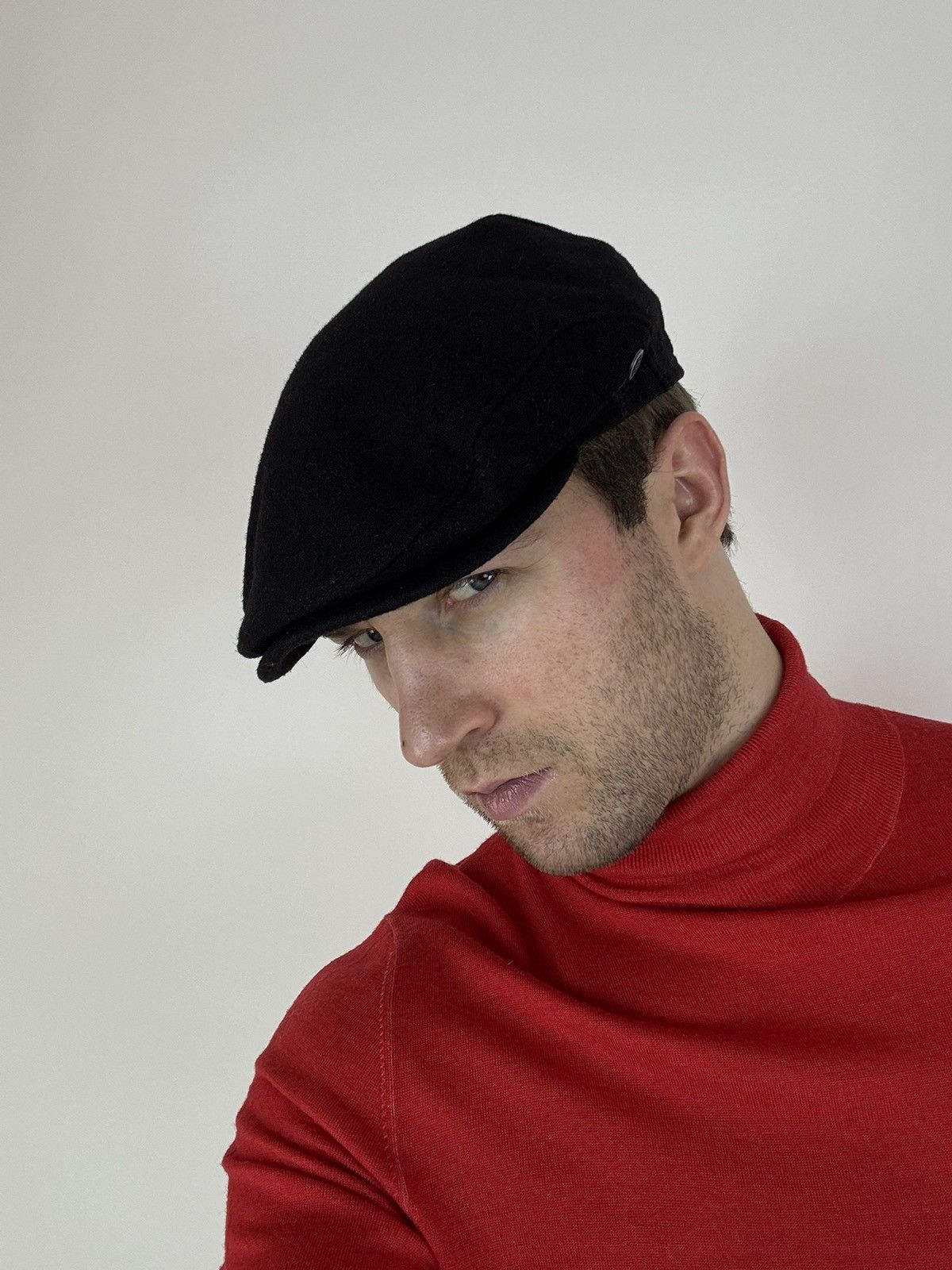 Bugatti × Designer × Vintage Bugatti Flat Cap Wool Hat Windstopper Windproof Size 56-58 Size ONE SIZE - 2 Thumbnail