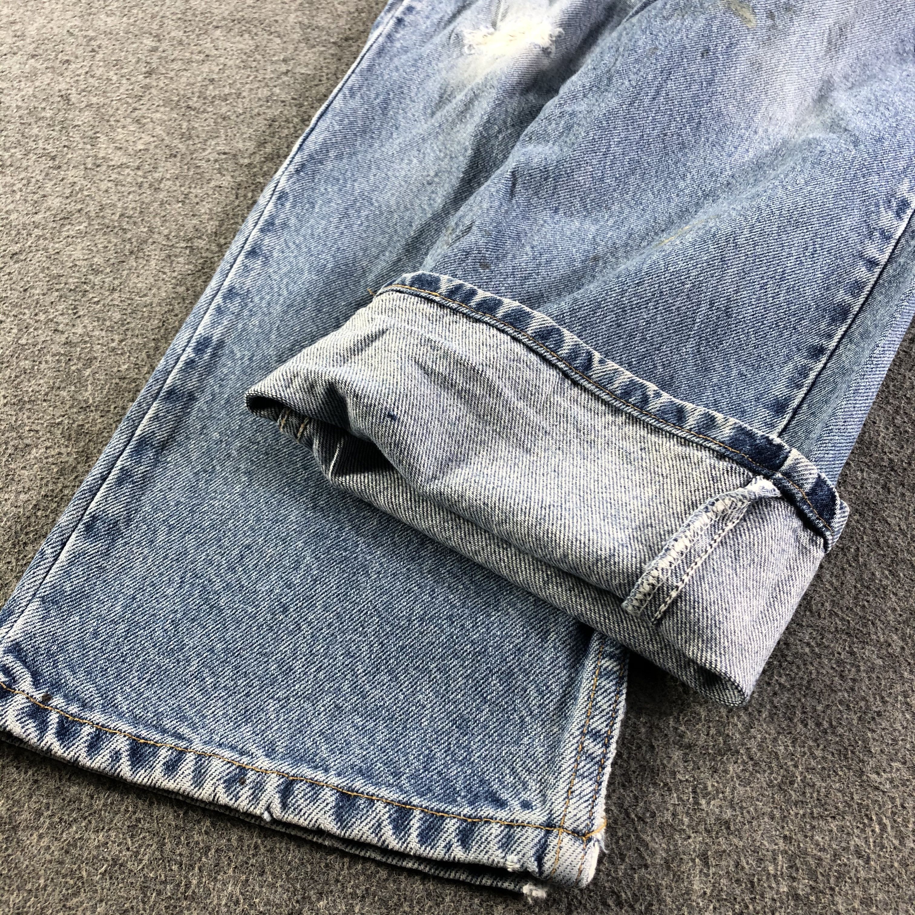 Levi's Vintage 90s Blue Wash Levis 550 Jeans-J3010 Size US 32 / EU 48 - 7 Thumbnail