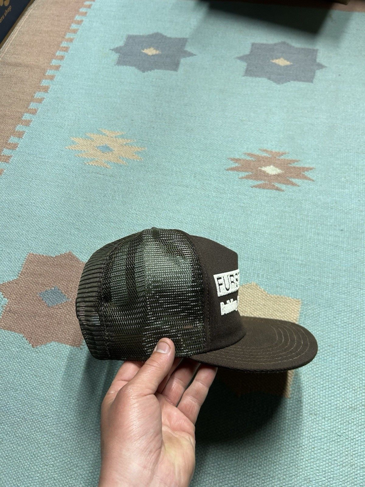 Vintage Vtg 80s trucker hat Furstenberg building center Montrose USA Size ONE SIZE - 10 Thumbnail