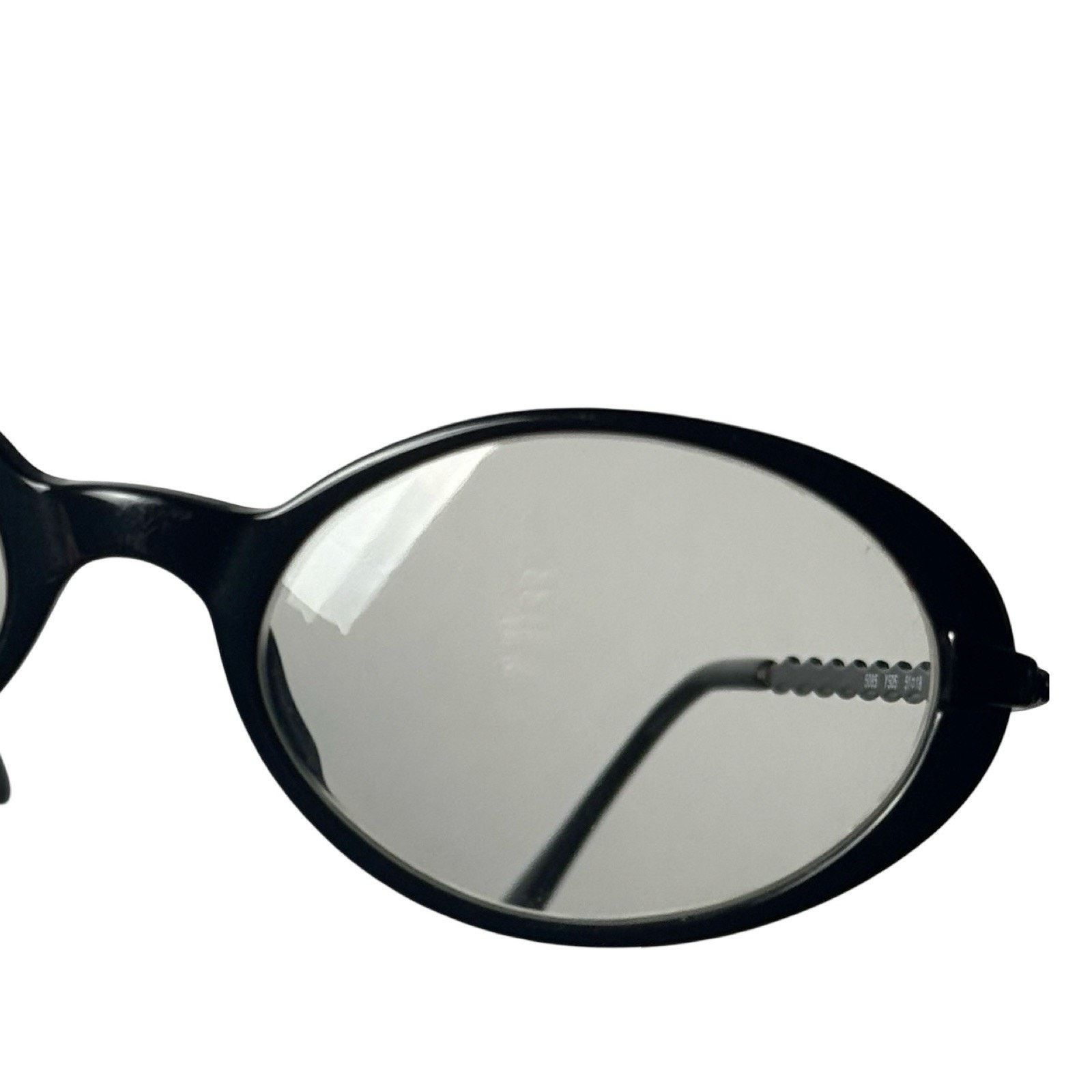 Yves Saint Laurent Yves Saint Laurent glasses 5085 Y505 Black Gunmetal Oval Size ONE SIZE - 5 Thumbnail