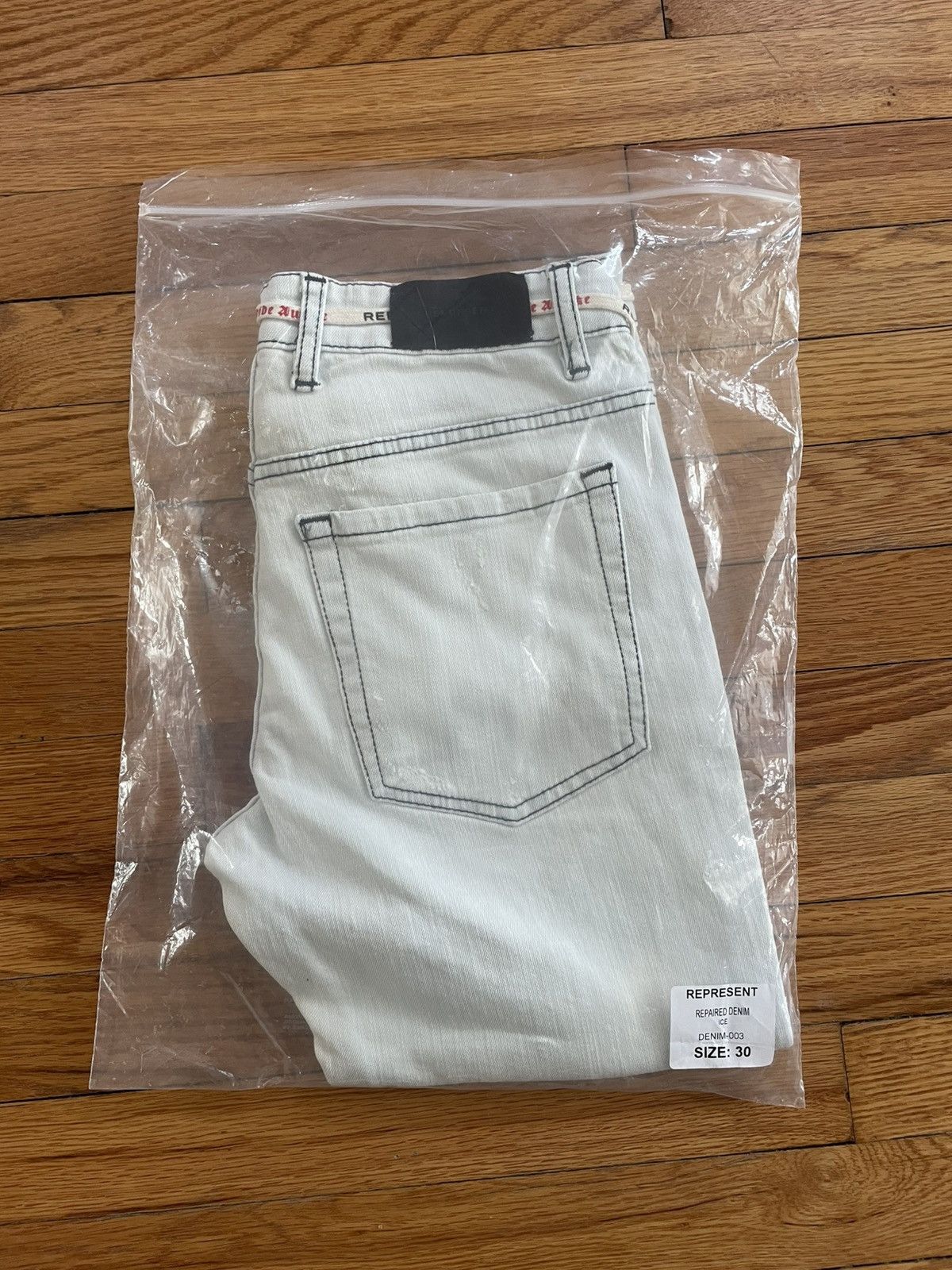 Represent Clo. Repaired Denim - Ice Size US 30 / EU 46 - 2 Thumbnail