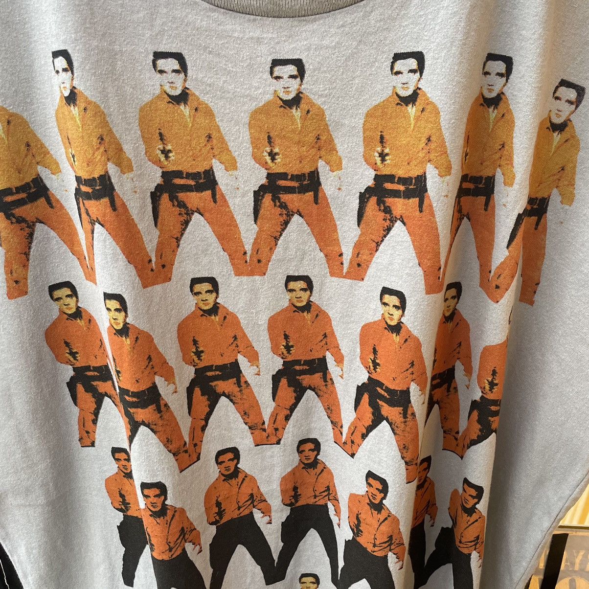 Band Tees × Vintage 🔥Vintage Y2K Elvis Presley Pop Art Photo Print Promo Tee Size US L / EU 52-54 / 3 - 4 Thumbnail